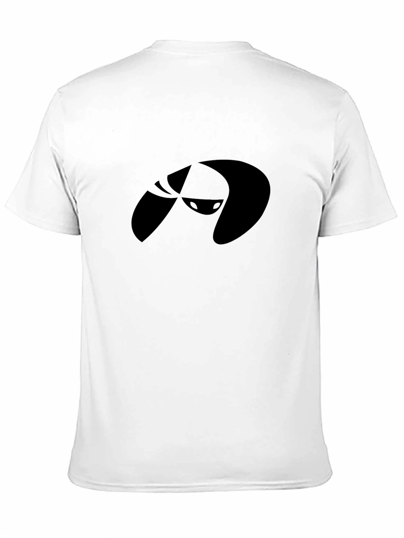 Black Ninja Graphic Black Cotton T-Shirt view 11