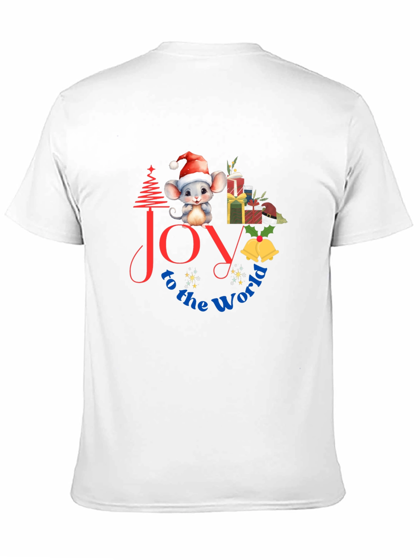 Black Joy to the World Christmas Graphic Tee view 11