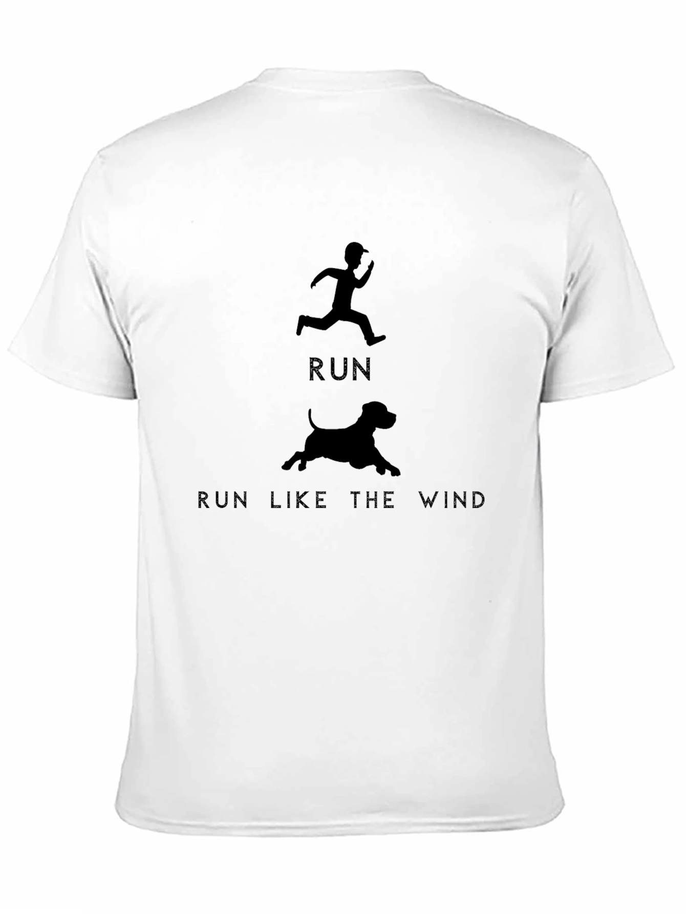 Black Run Like the Wind Graphic Tee - Black view 11