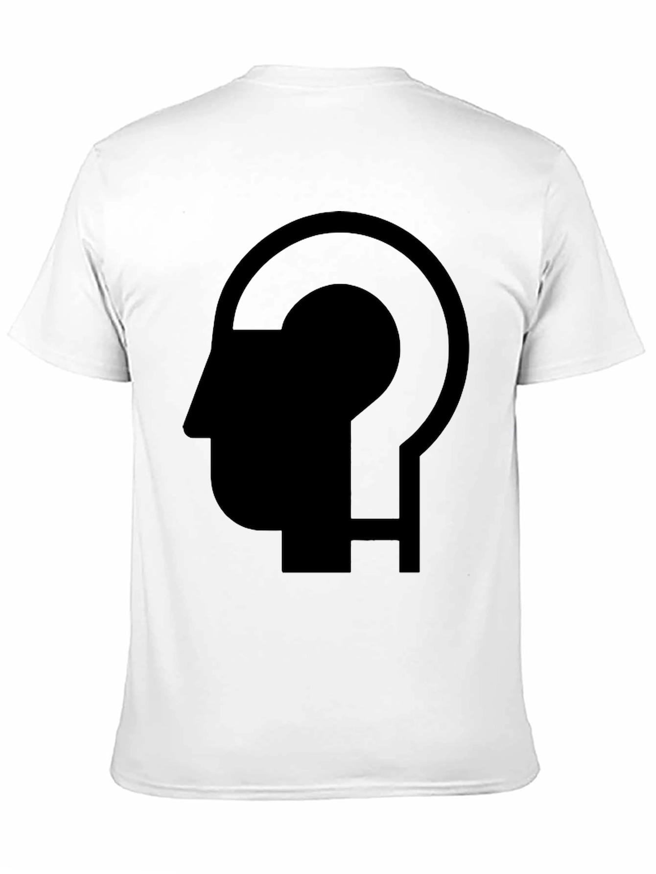 Black Thinking Man T-Shirt - Black Graphic Tee view 11