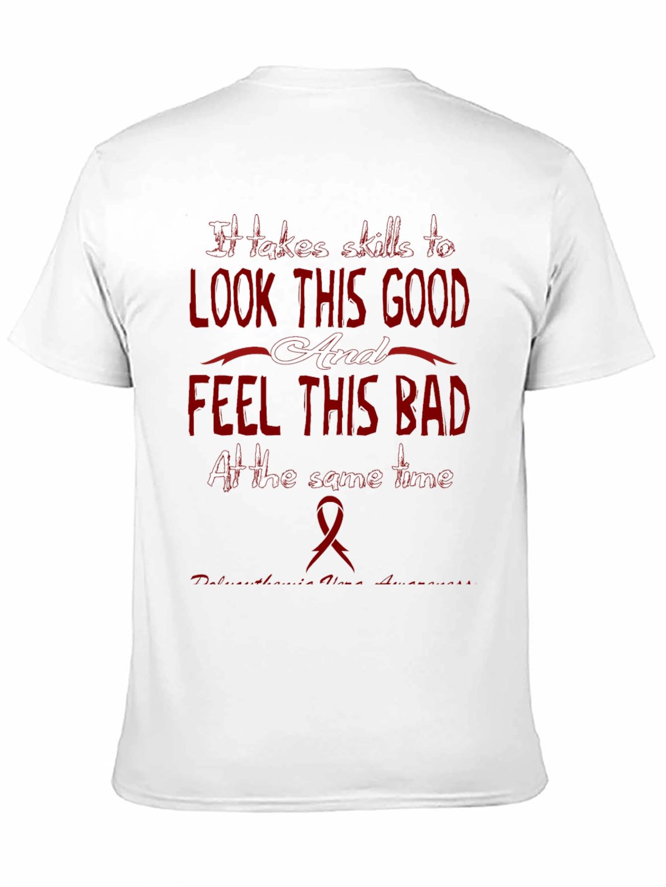 Black Funny Chronic Illness Awareness T-Shirt view 11
