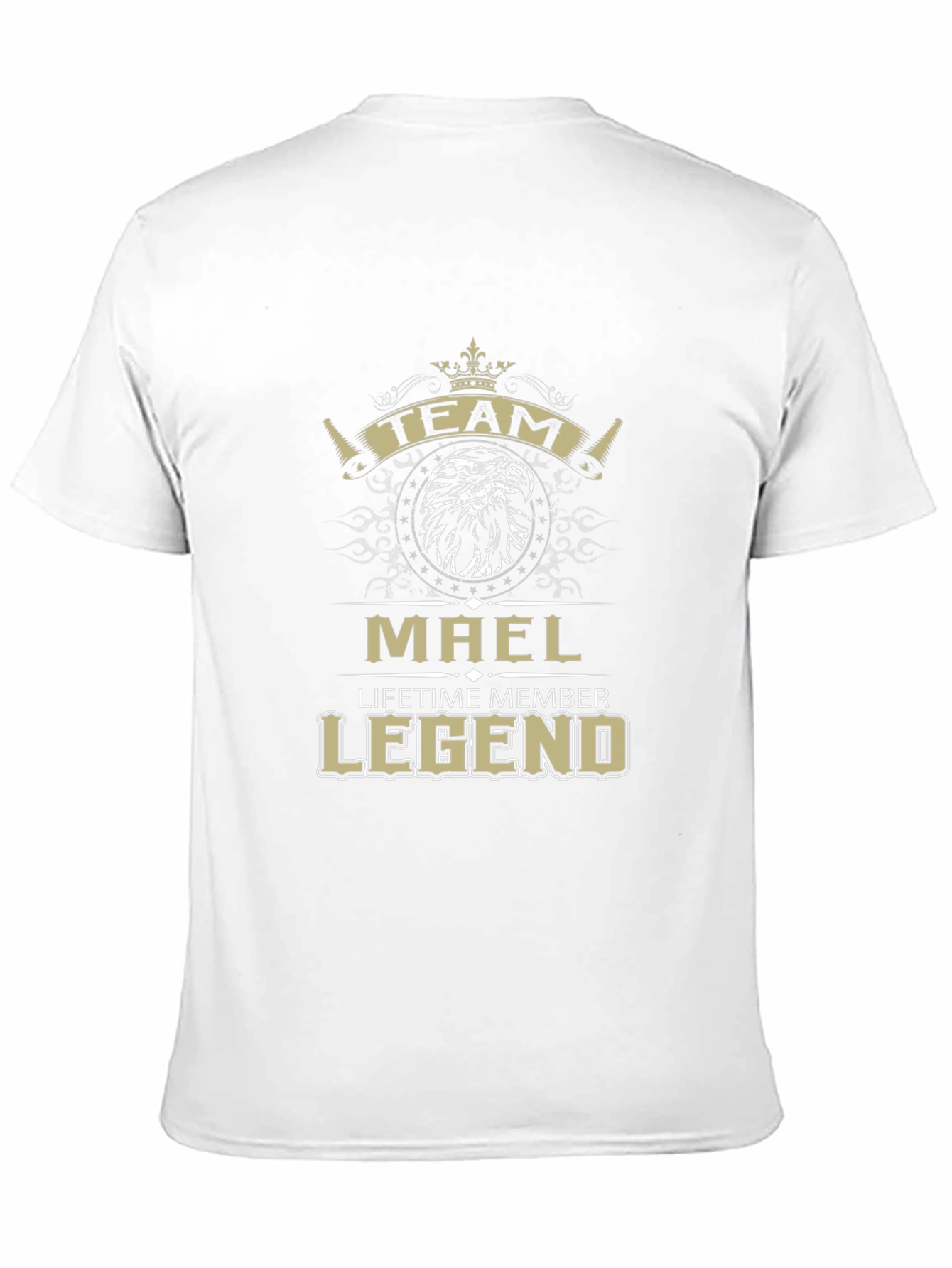 Black Mael Team Legend Lifetime Member Graphic T-Shirt view 11