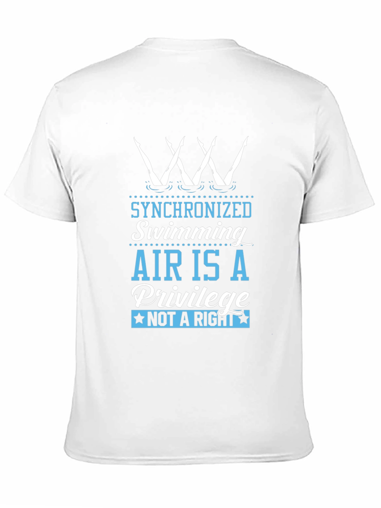Synchronized Swimming Air is a Privilege T-Shirt - 11