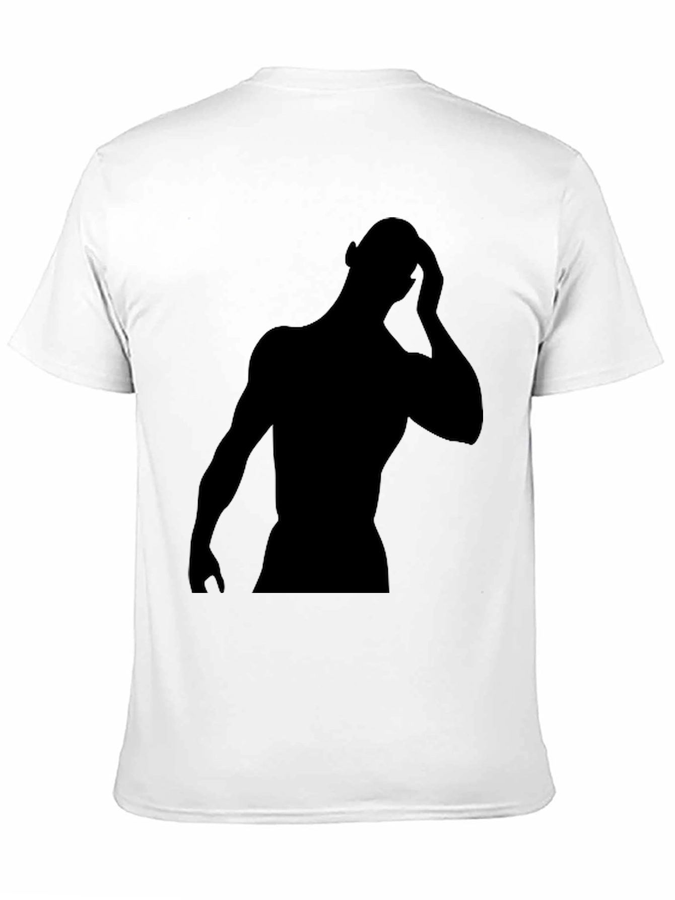 Black Black Silhouette Graphic Tee - Men's Fashion view 11