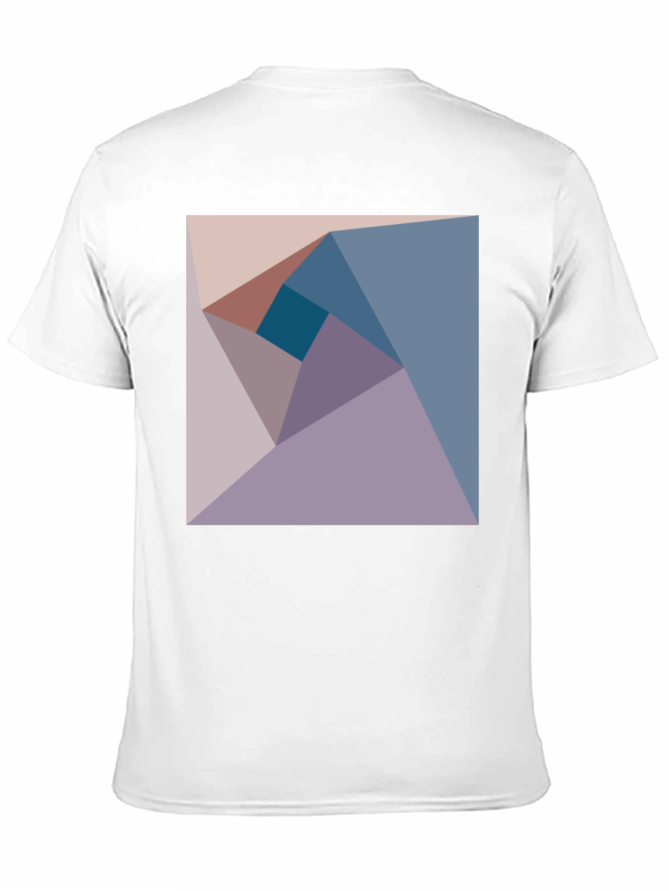 Black Geometric Design Tee - Abstract Art Shirt view 11