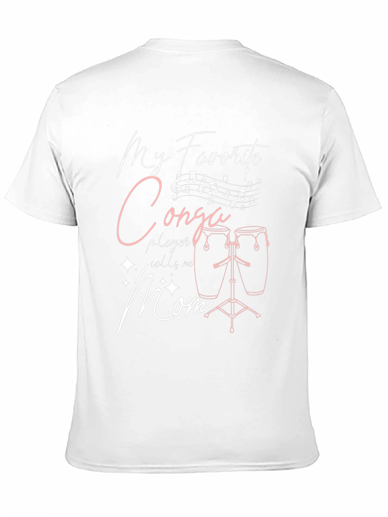 Black My Favorite Conga Player Calls Me Mom T-Shirt view 11