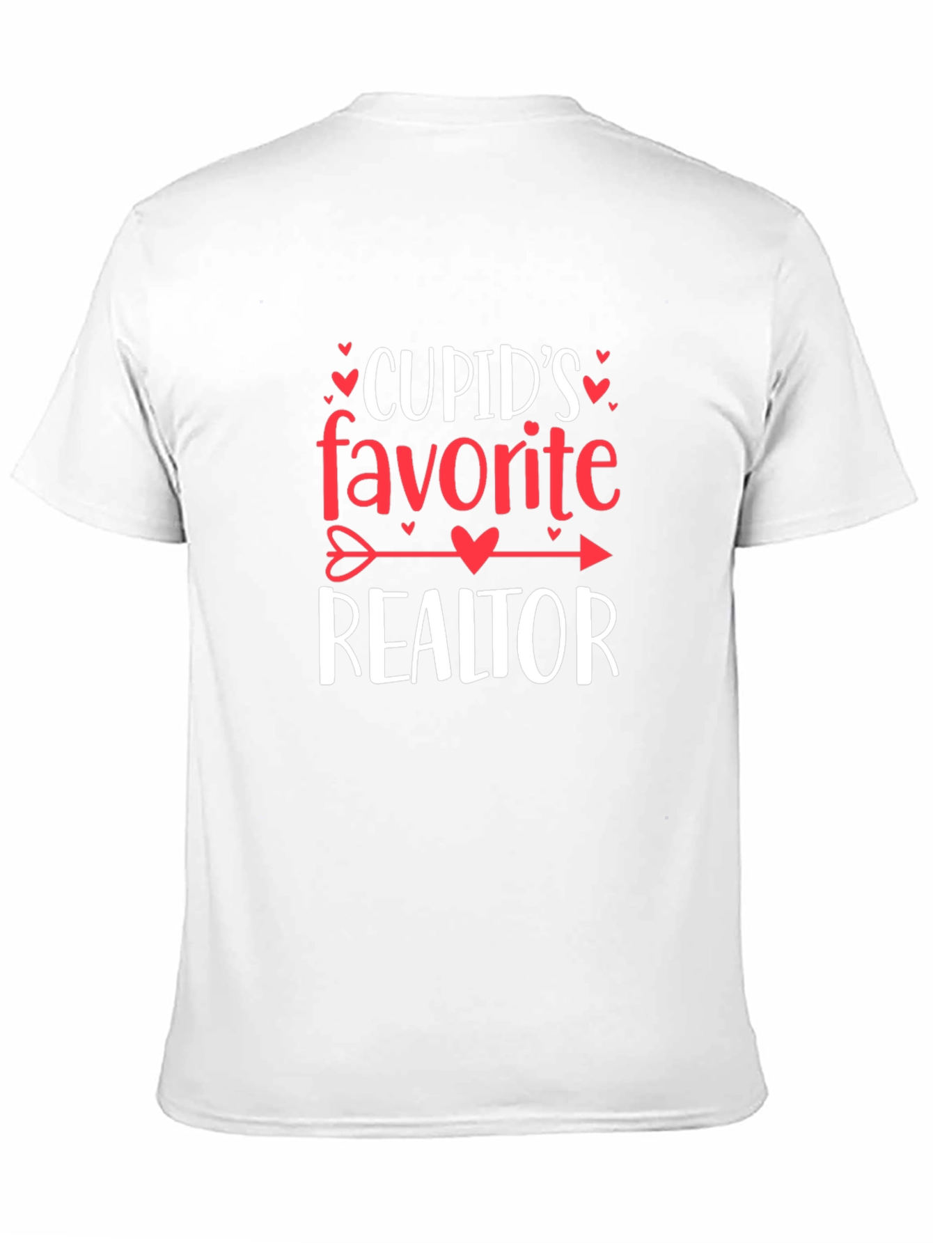 Black Cupid's Favorite Realtor T-Shirt Valentine's Day view 11