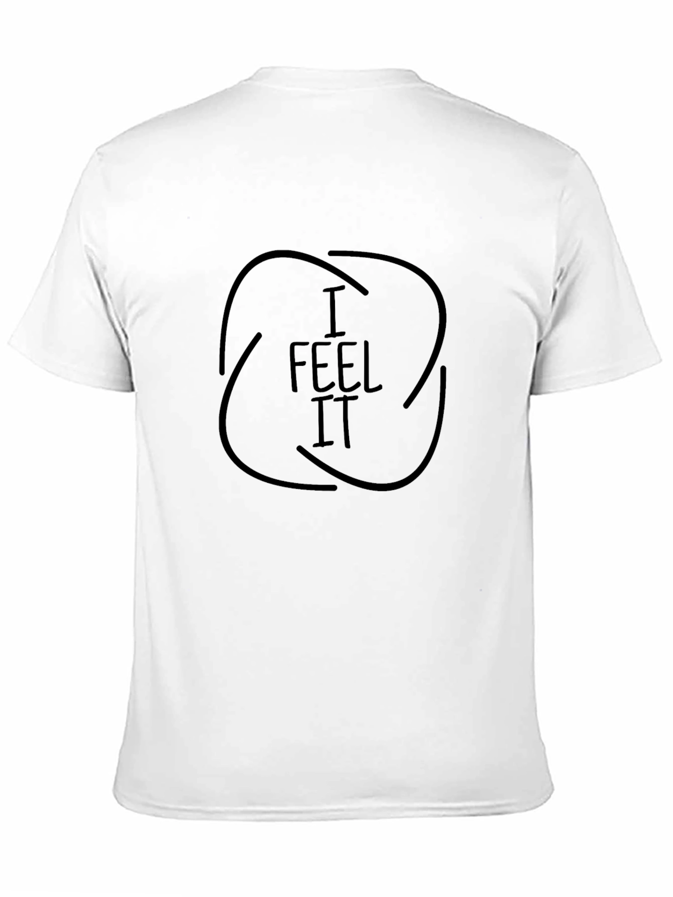 Black I Feel It Graphic Black T-Shirt view 11