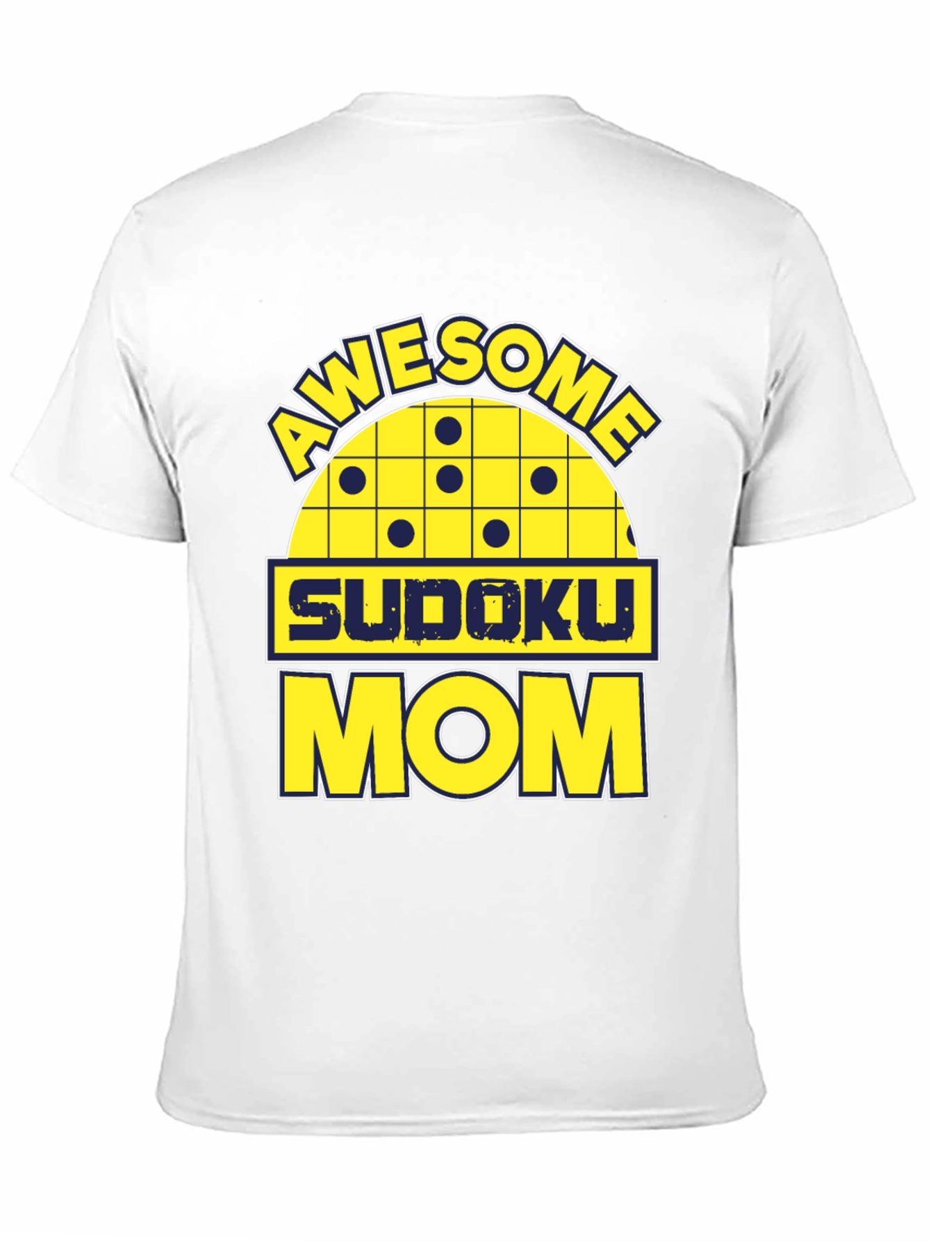 Awesome Sudoku Mom Graphic Tee Shirt - 11