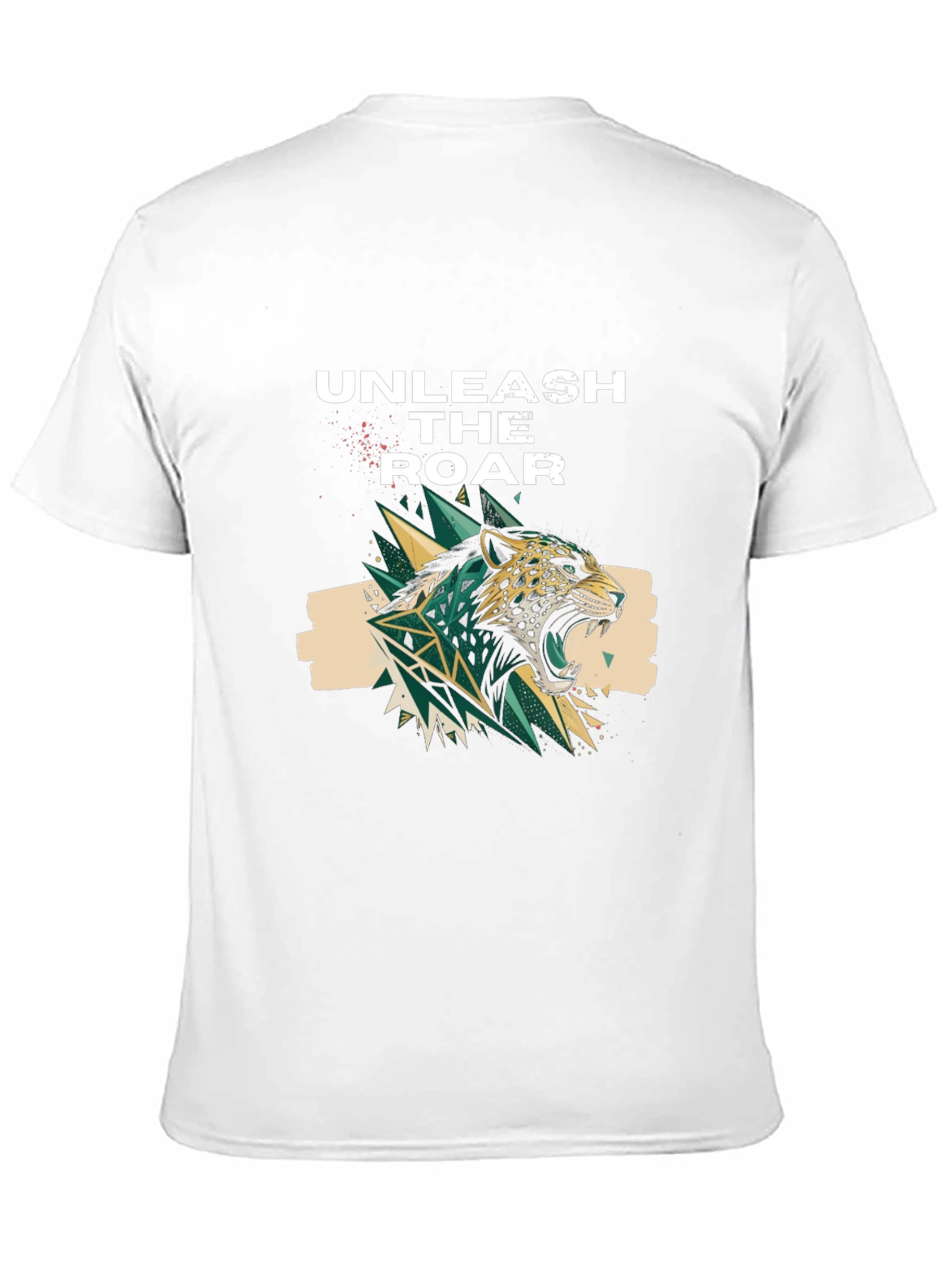 Black Unleash the Roar Graphic Print T-Shirt view 11