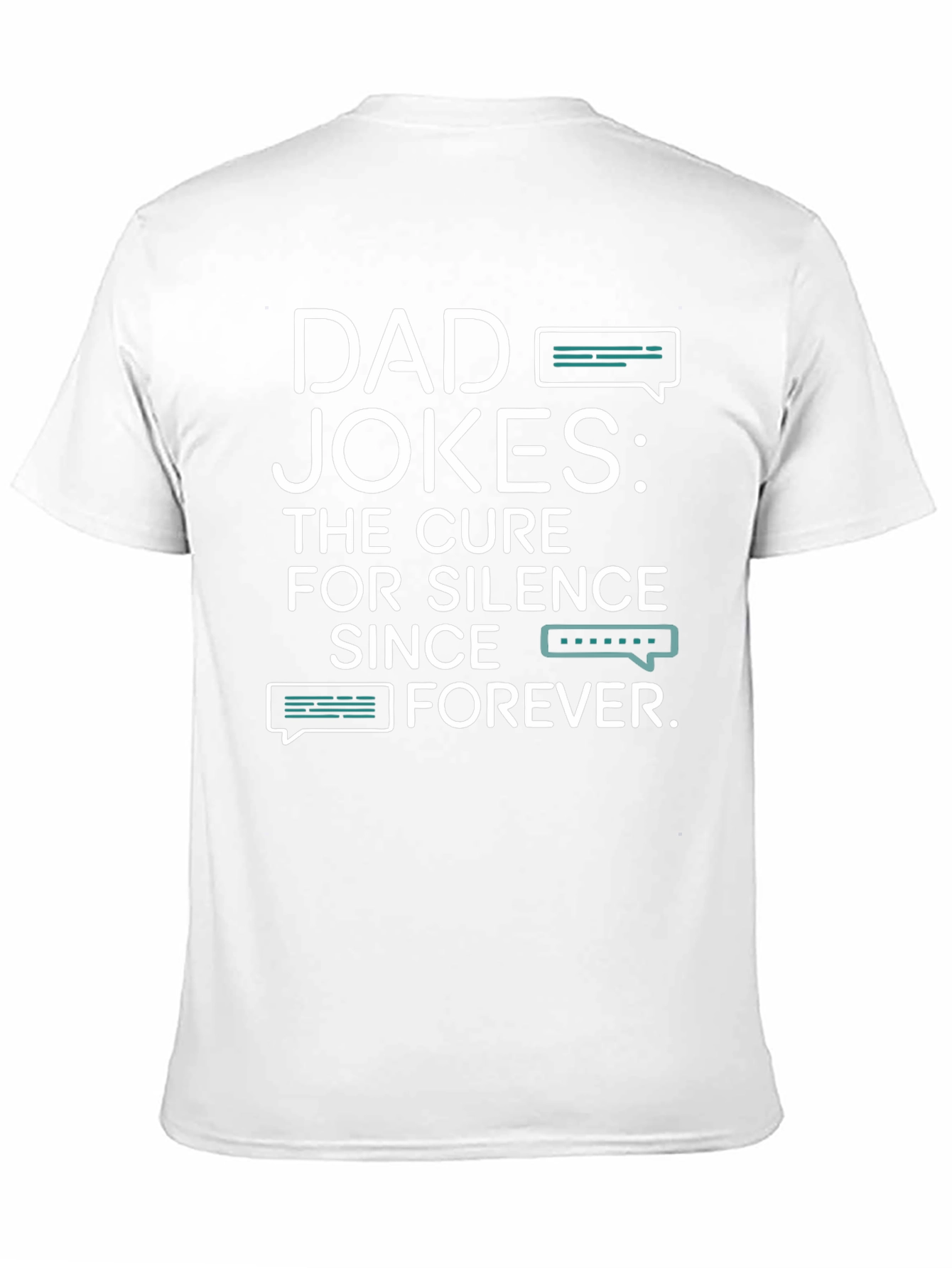 Black Dad Jokes: Cure for Silence Black T-Shirt view 11