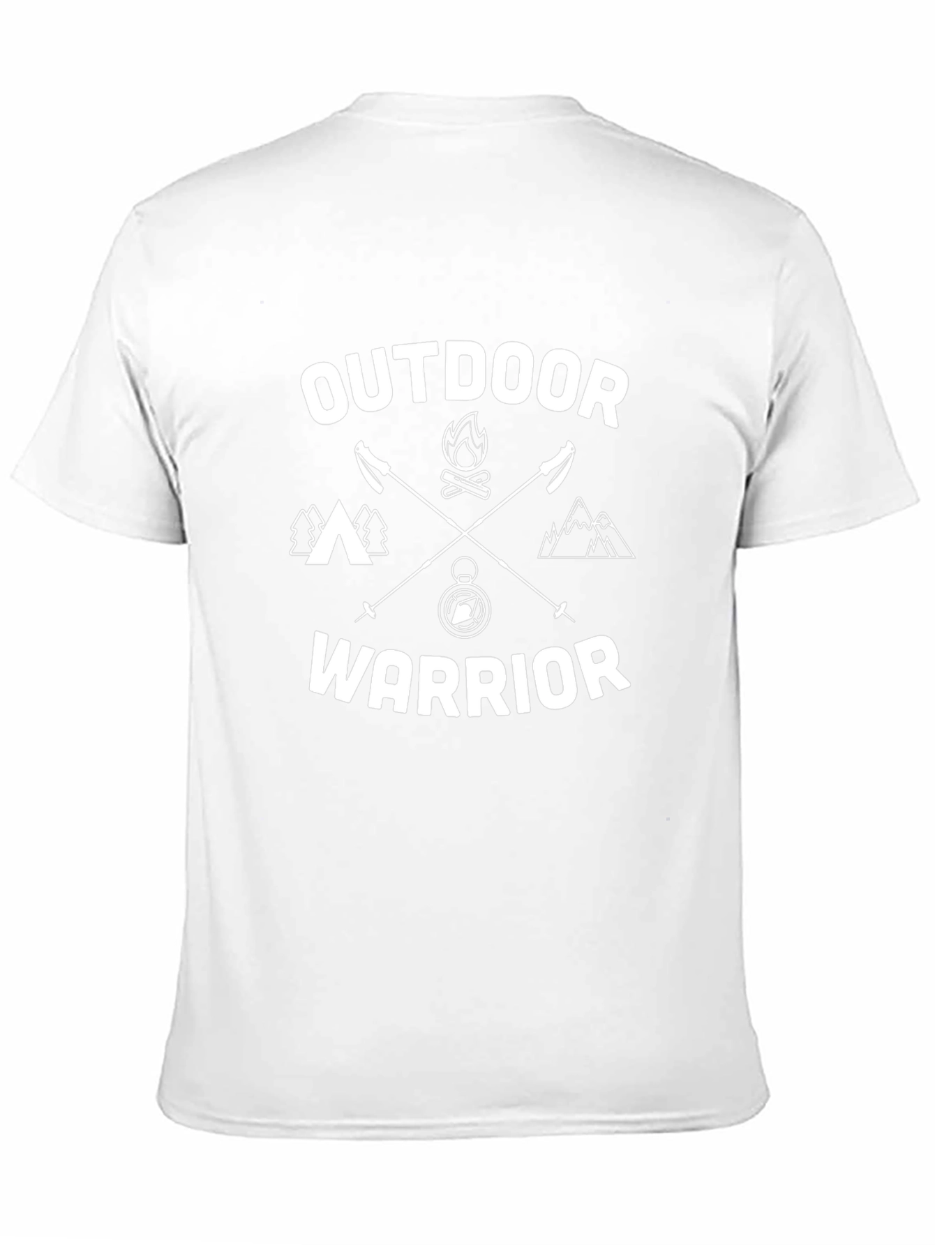 Black Outdoor Warrior Graphic Tee - Black view 11