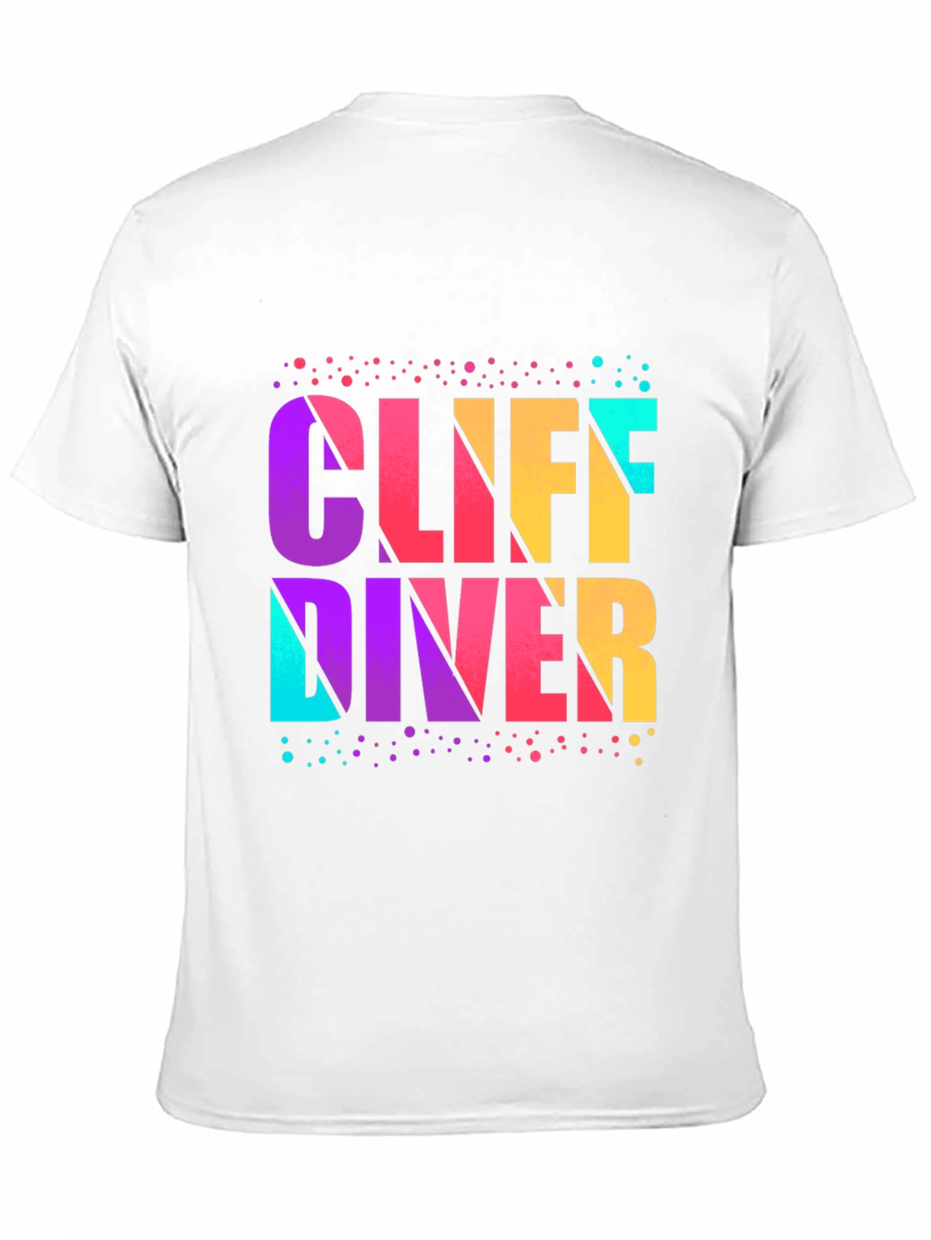 Black Cliff Diver Graphic T-Shirt - Vibrant Design view 11