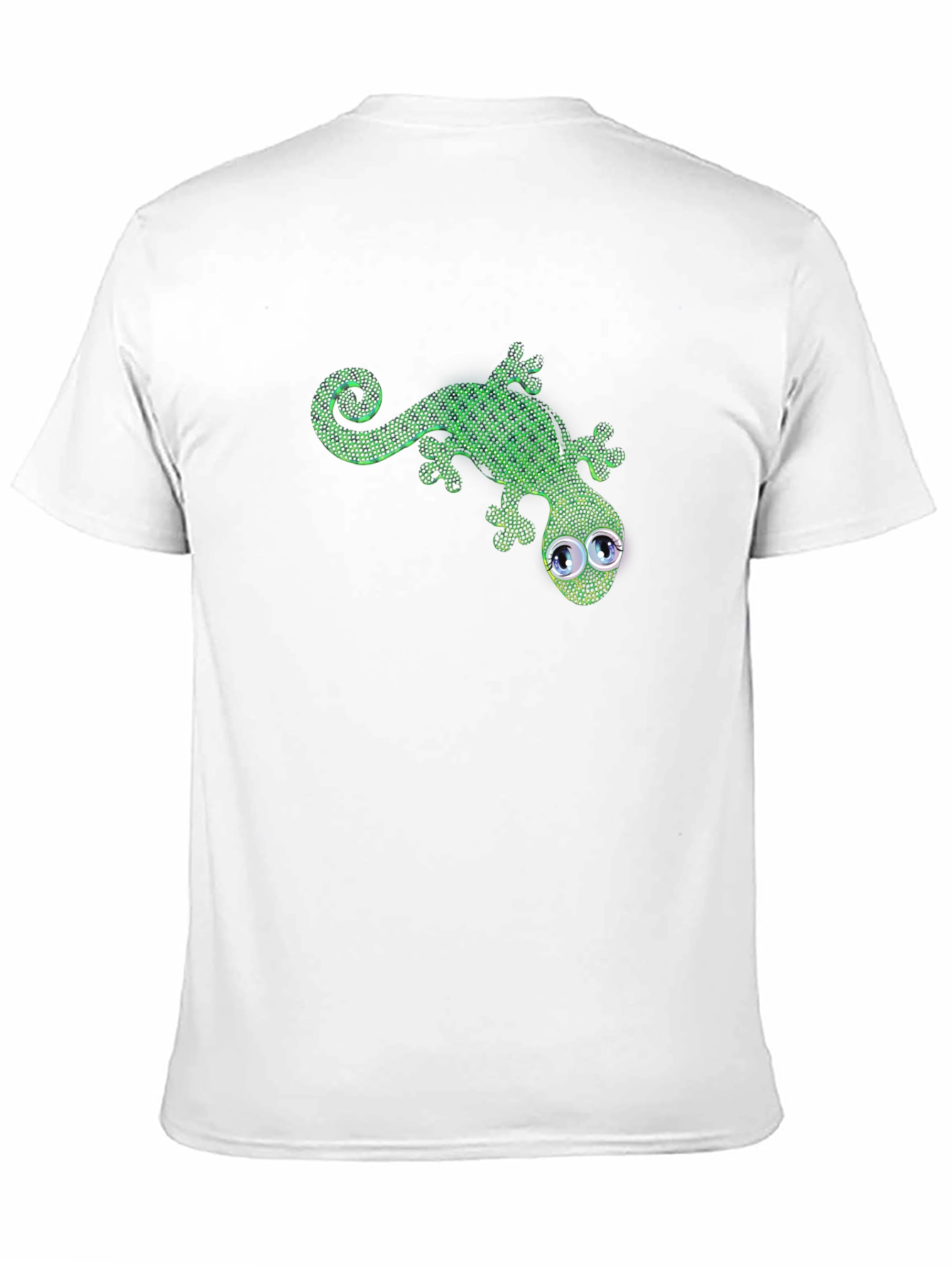 Black Green Gecko Graphic Tee view 11