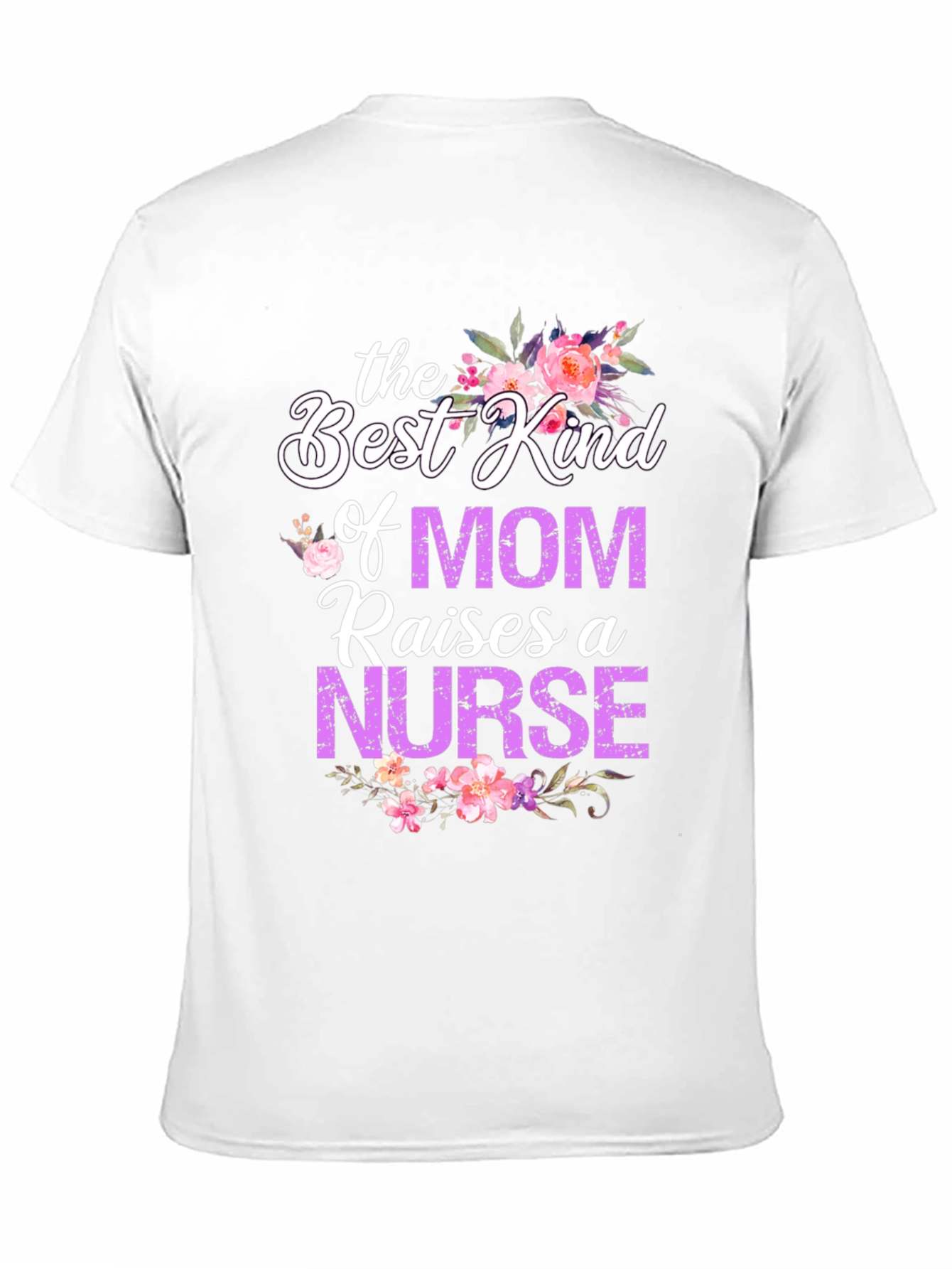 Black Best Kind of Mom Nurse T-Shirt view 11
