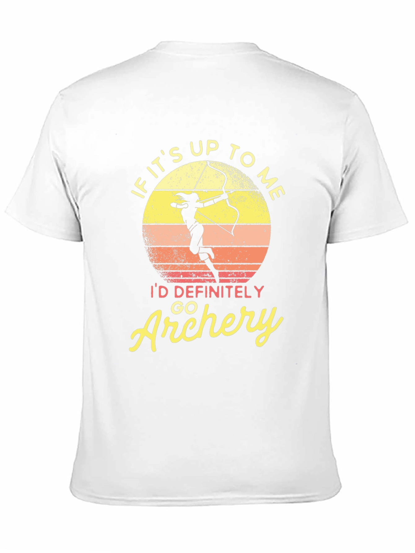 Black Archery T-Shirt - If It's Up To Me Archery Tee view 11