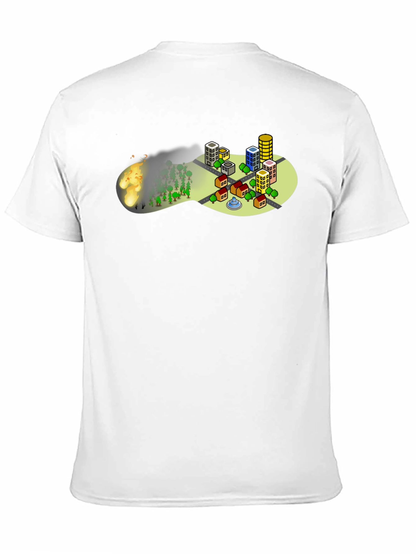 Black City Disaster T-Shirt - Graphic Tee view 11