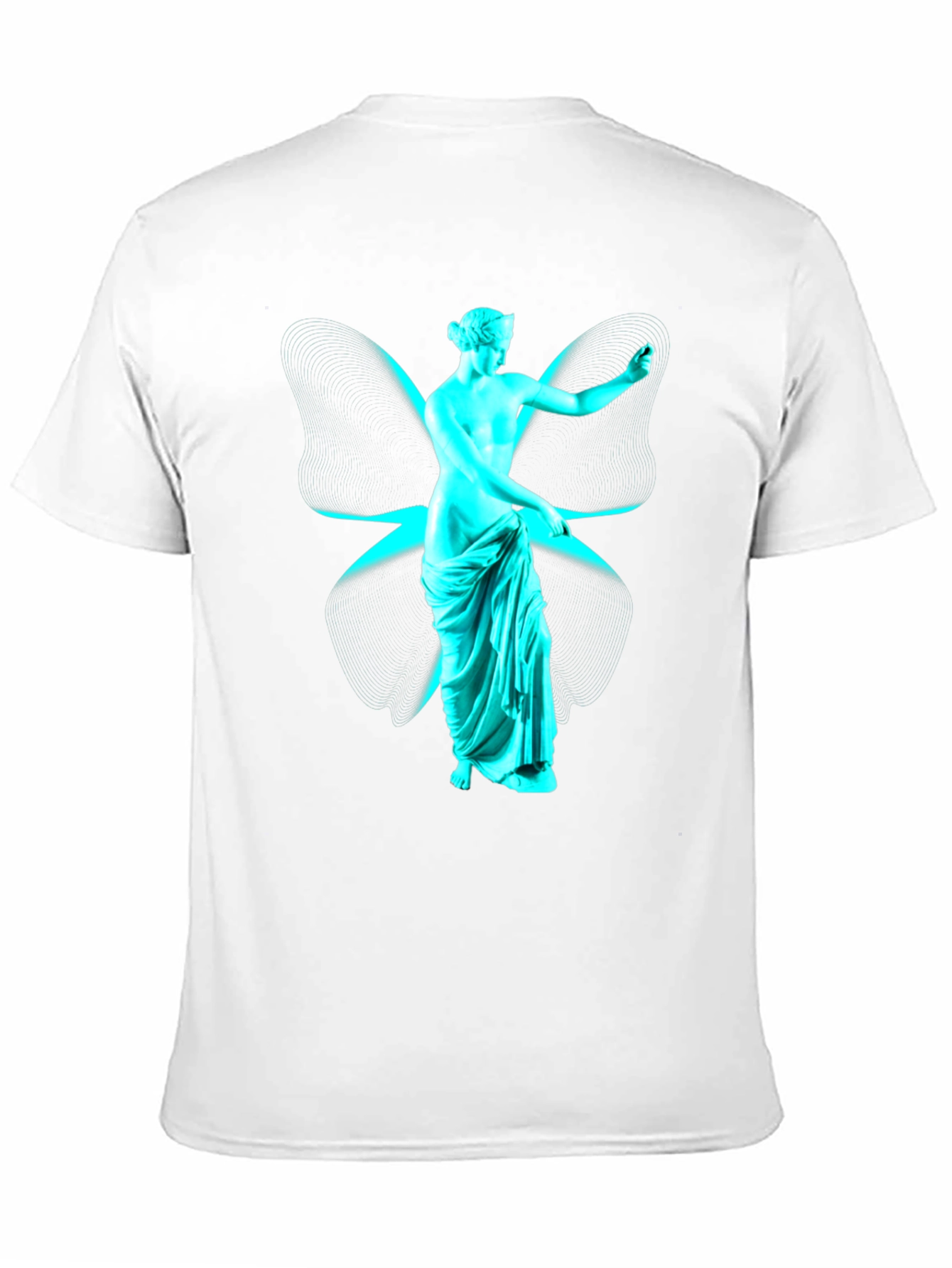 Black Statue Graphic Print T-Shirt view 11