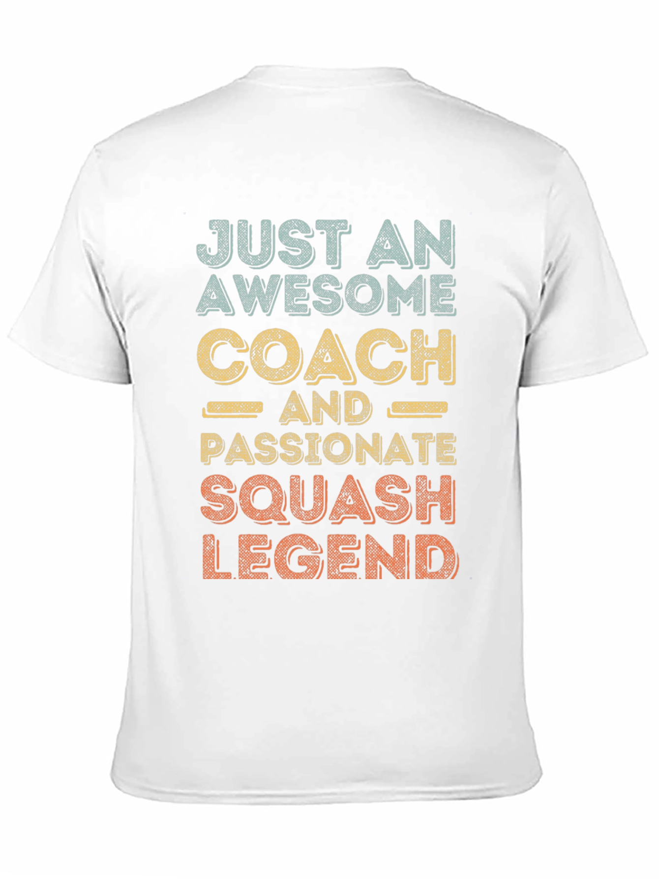 Black Awesome Squash Coach Legend Tee view 11