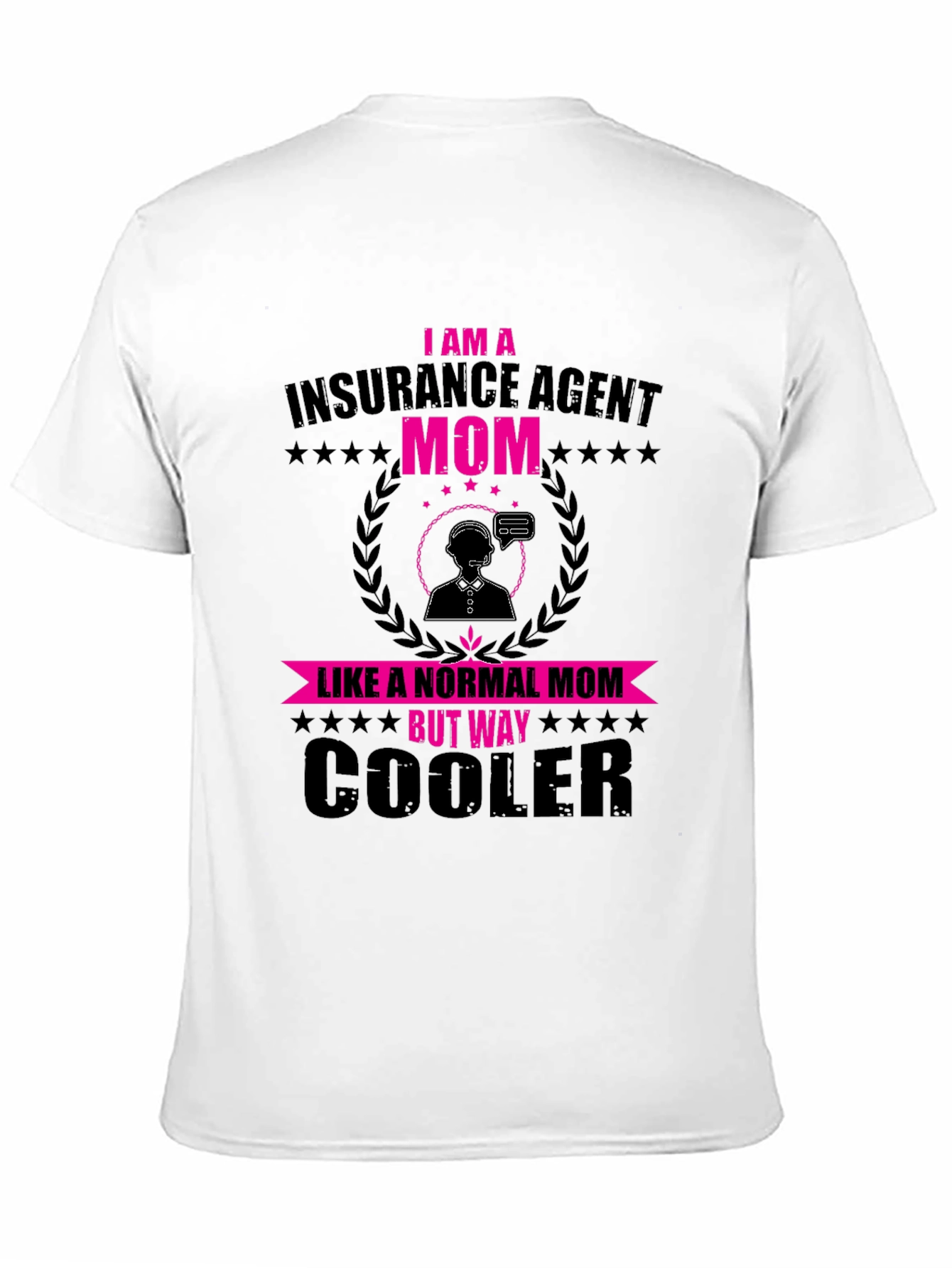 Black Insurance Agent Mom T-Shirt view 11