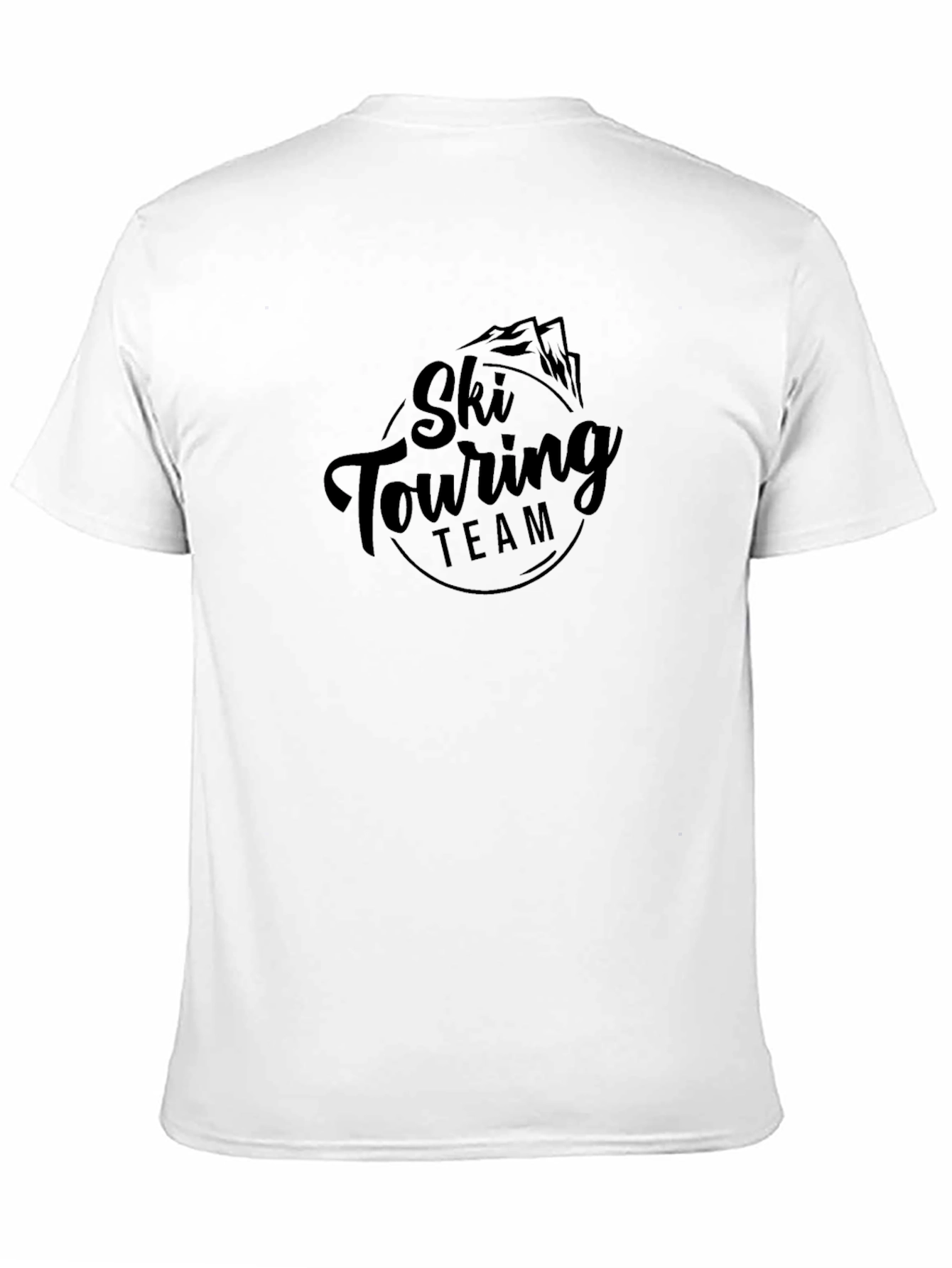 Black Ski Touring Team Black T-Shirt view 11