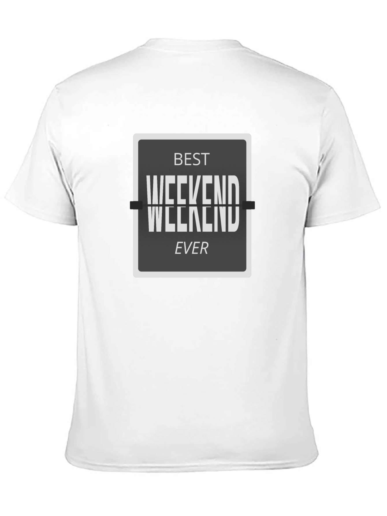 Black Best Weekend Ever Graphic Tee view 11
