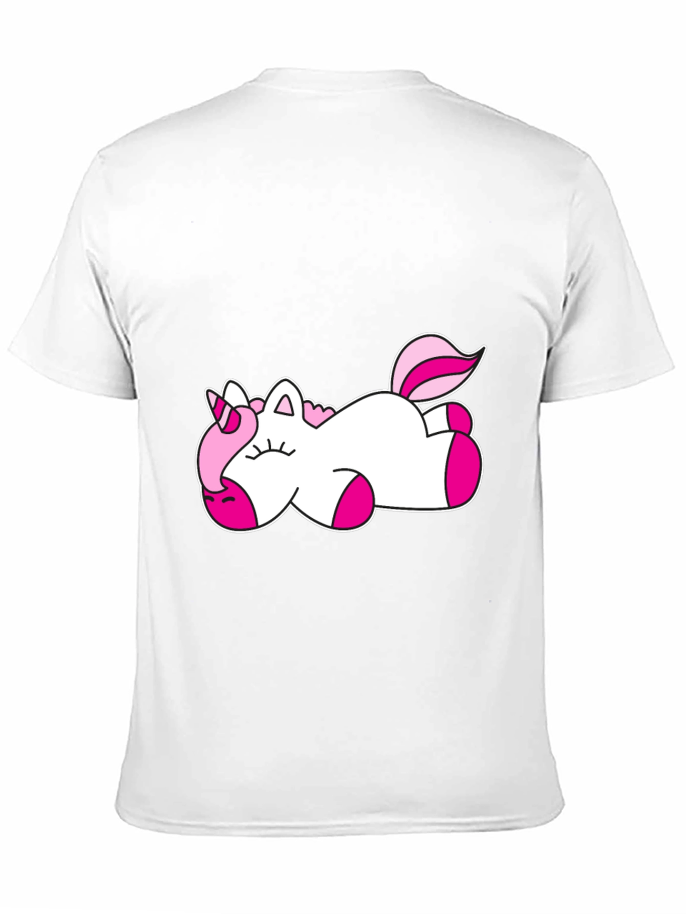 Black Unicorn Nap Black T-Shirt view 11