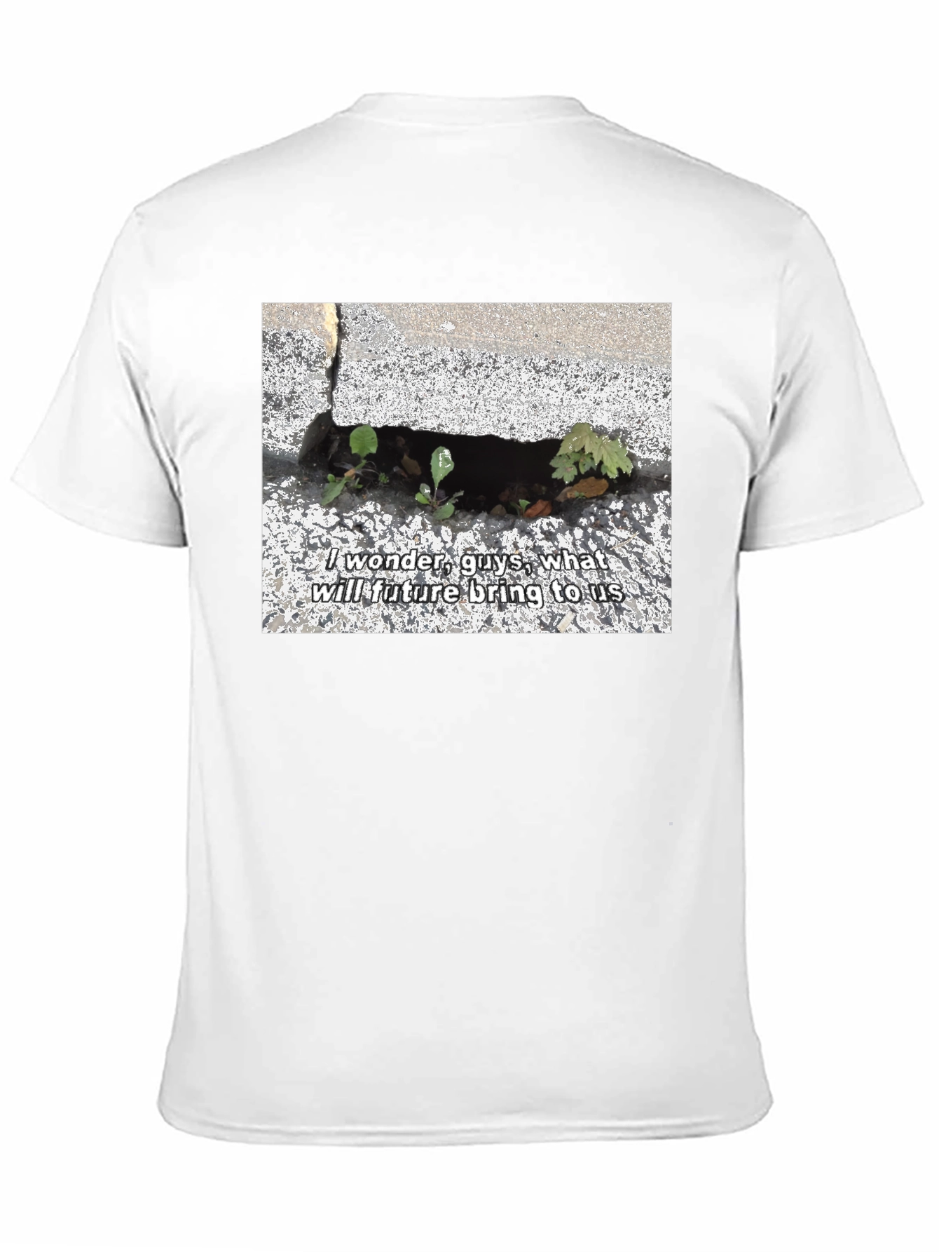 Nature-Inspired Graphic Tee - 'Future' Design - 11