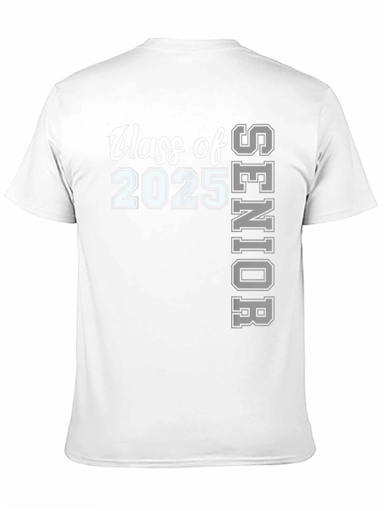 Black Class of 2025 Senior T-Shirt view 11