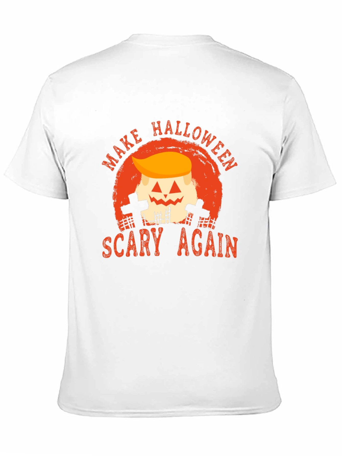Black Make Halloween Scary Again Graphic Tee view 11