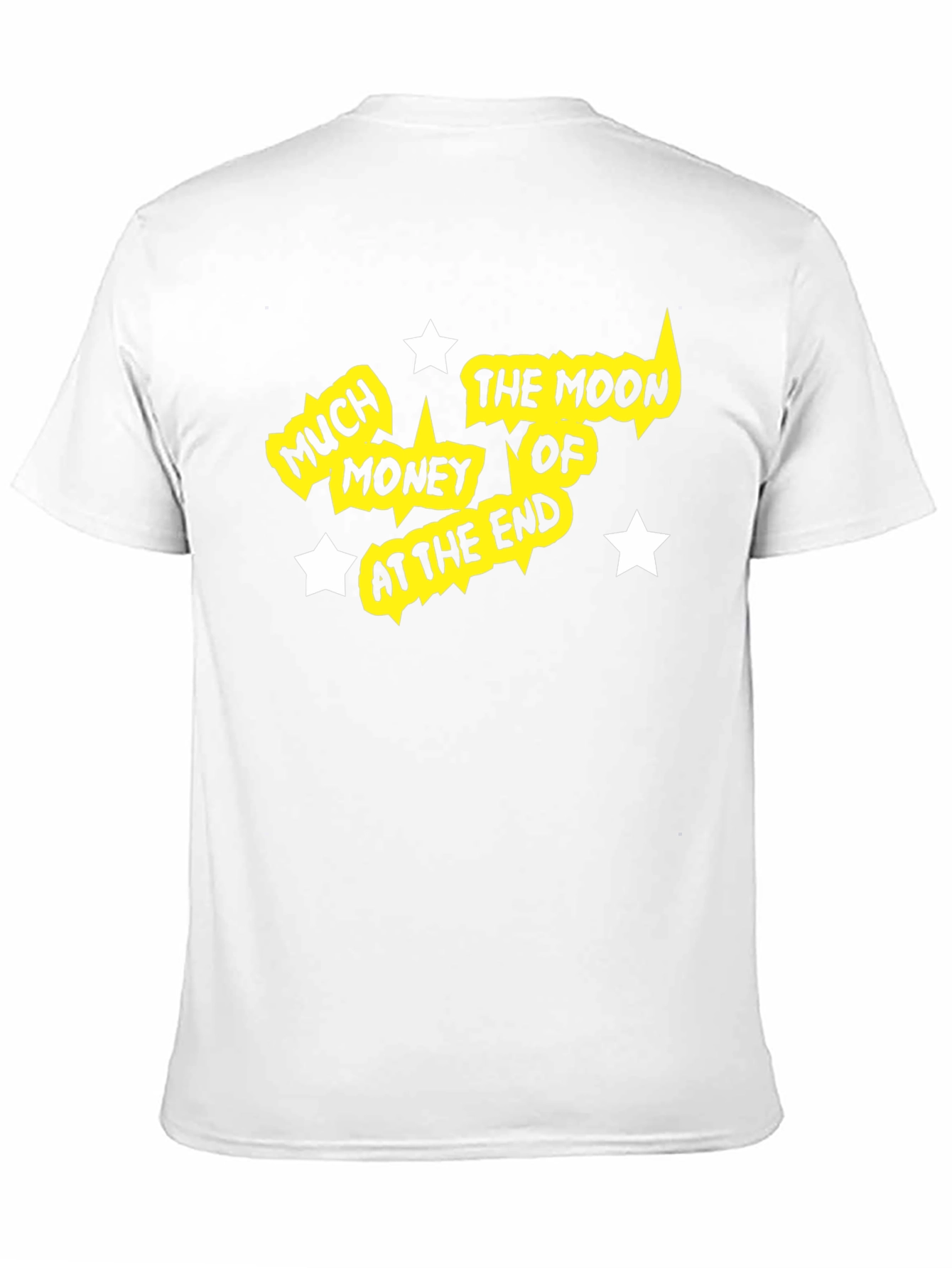 Black Much Money the Moon Graphic Tee - Black view 11