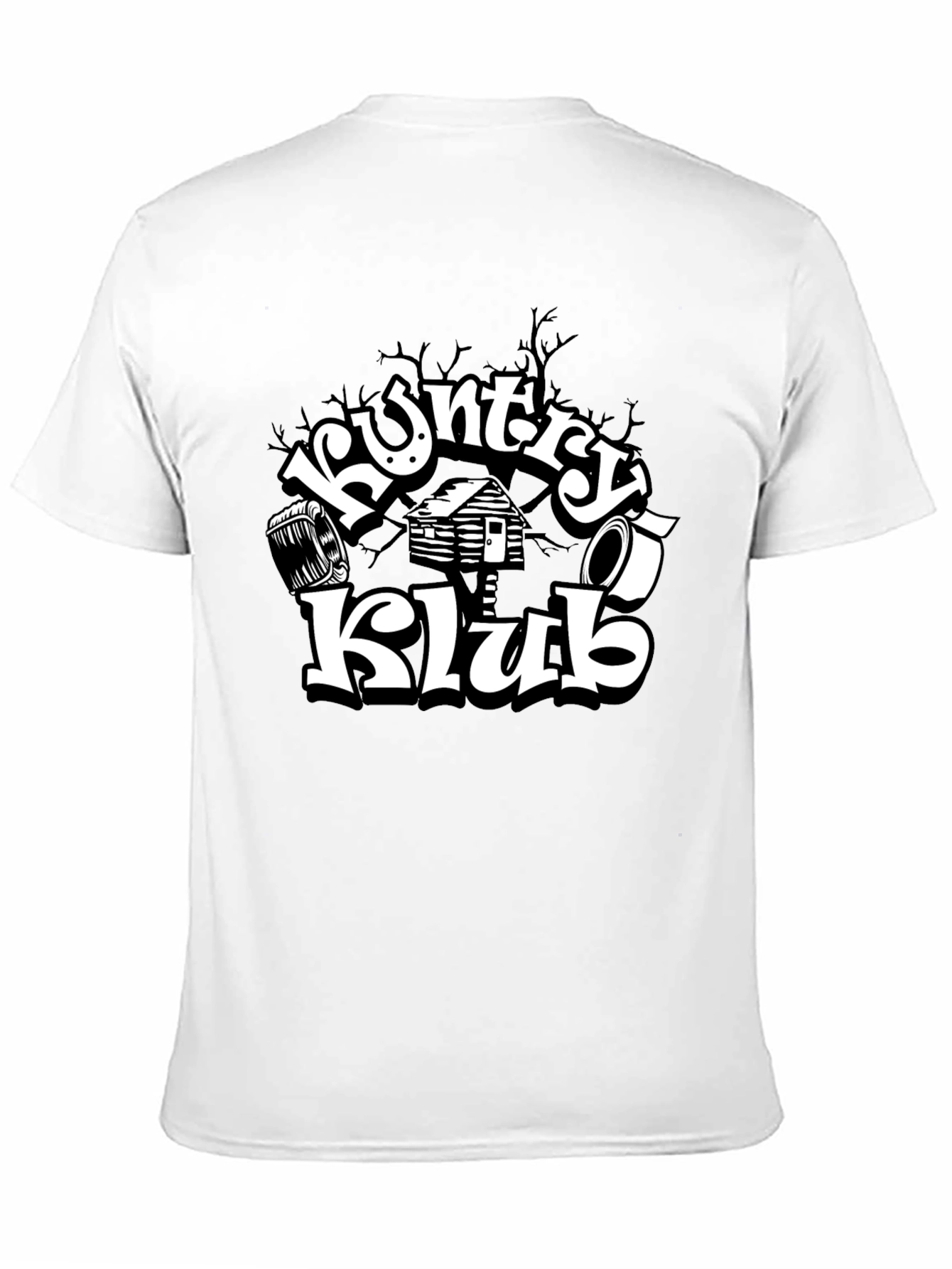 Black Kuntry Klub Graphic T-Shirt - Black Cotton Tee view 11