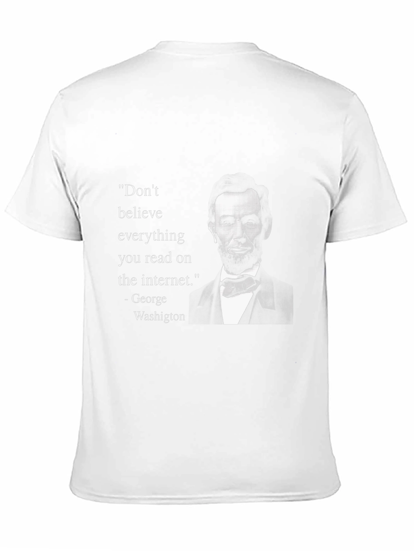 Black Internet Quote T-Shirt - George Washington view 11