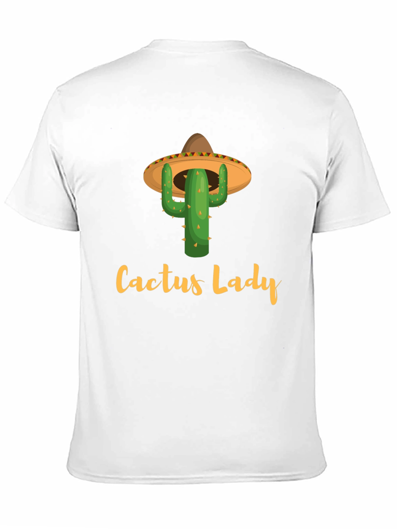 Black Cactus Lady Graphic Tee -  Fun Novelty Shirt view 11