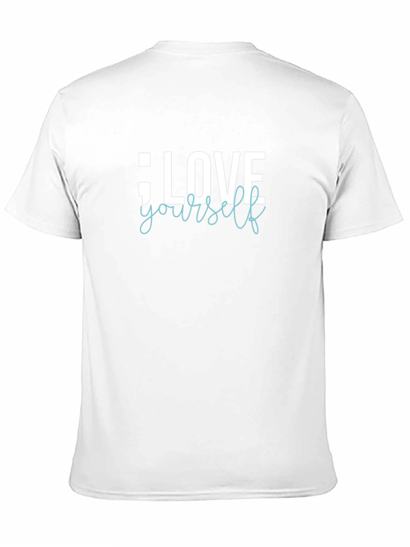 Black Love Yourself Black Graphic Tee view 11