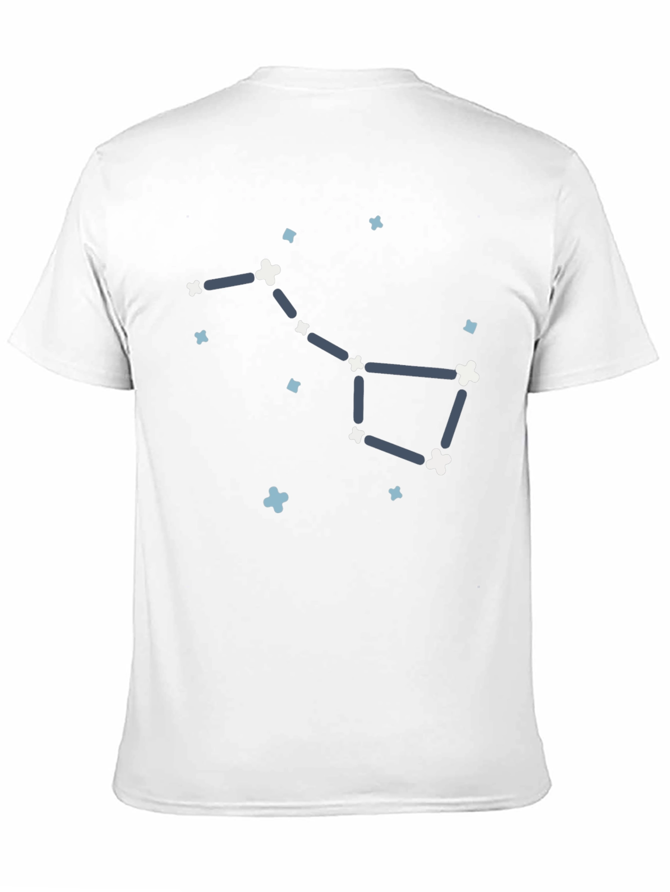 Black Ursa Major Constellation Graphic Tee view 11