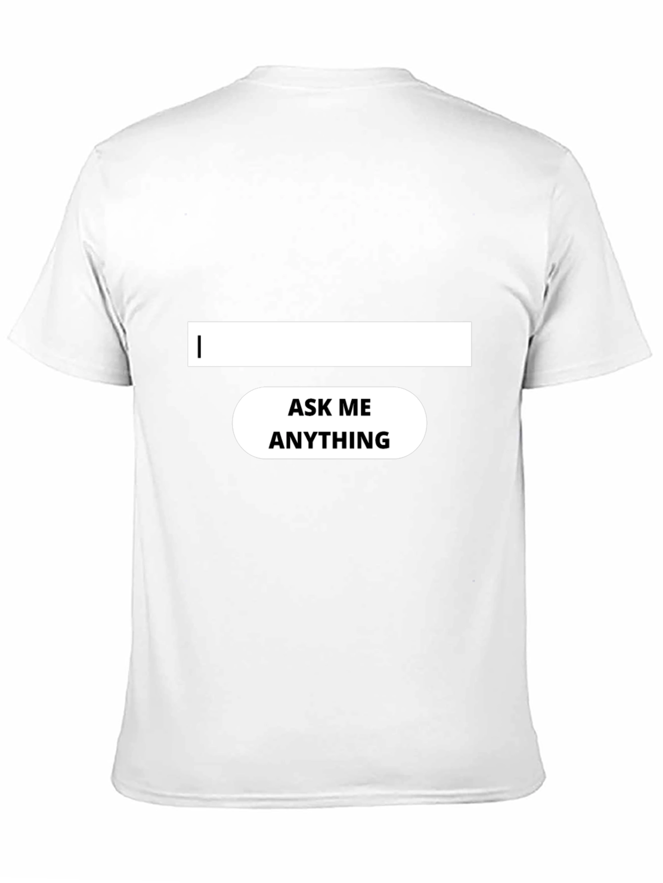 Black Ask Me Anything Black T-Shirt view 11