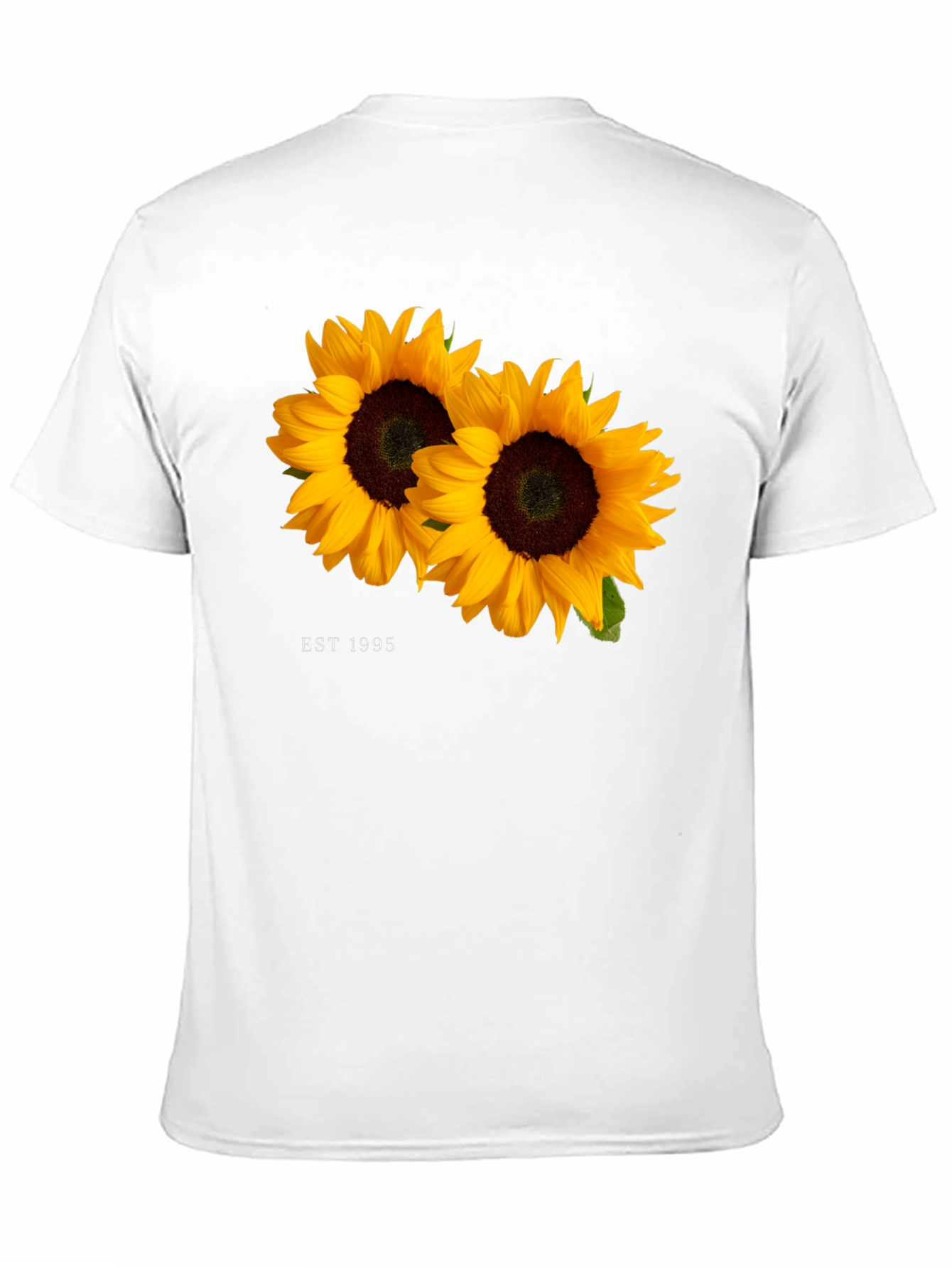 Black Sunflower Est. 1995 Black T-Shirt view 11