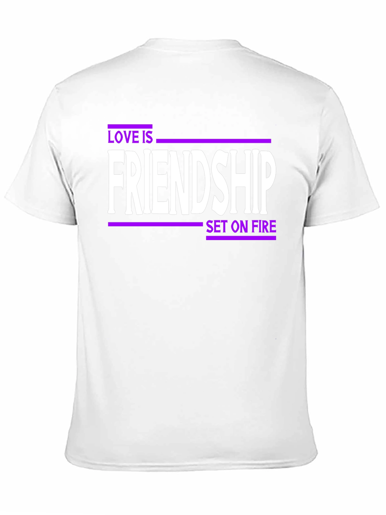 Black Friendship Set on Fire Graphic Tee view 11