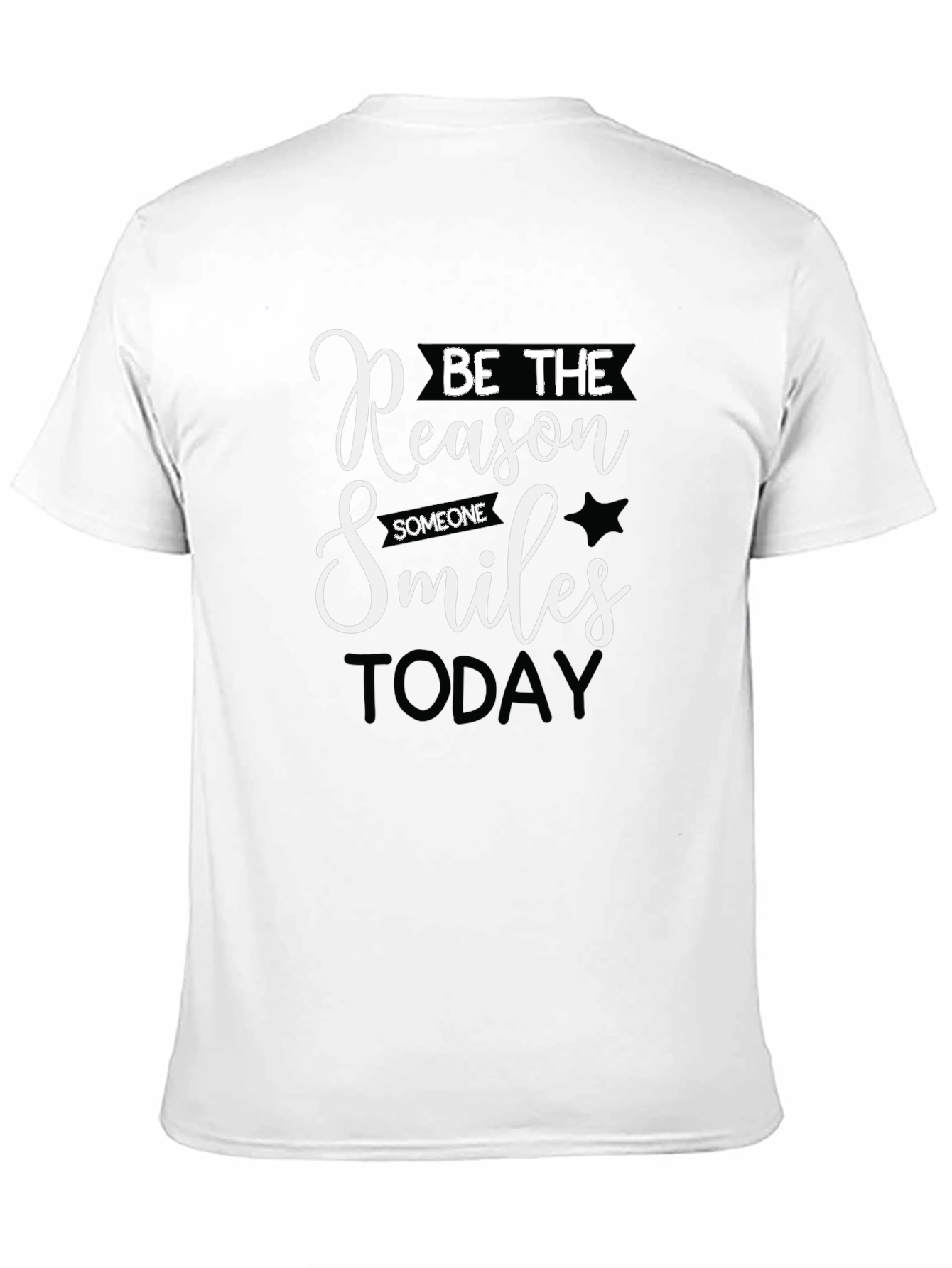 Black Be The Reason T-Shirt: Inspirational Graphic Tee view 11