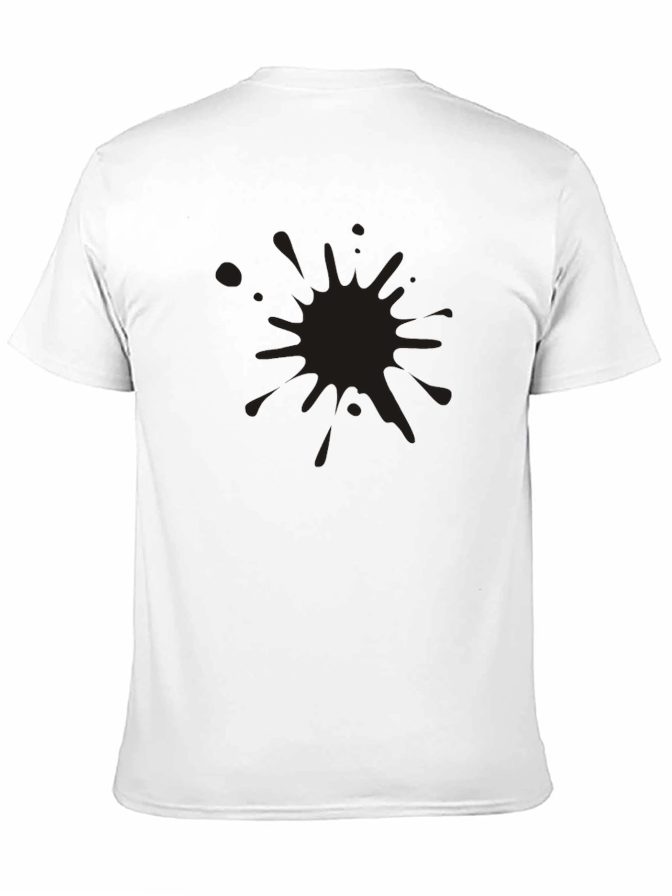 Black Black Splatter Graphic Tee - Men's Casual Comfort view 11