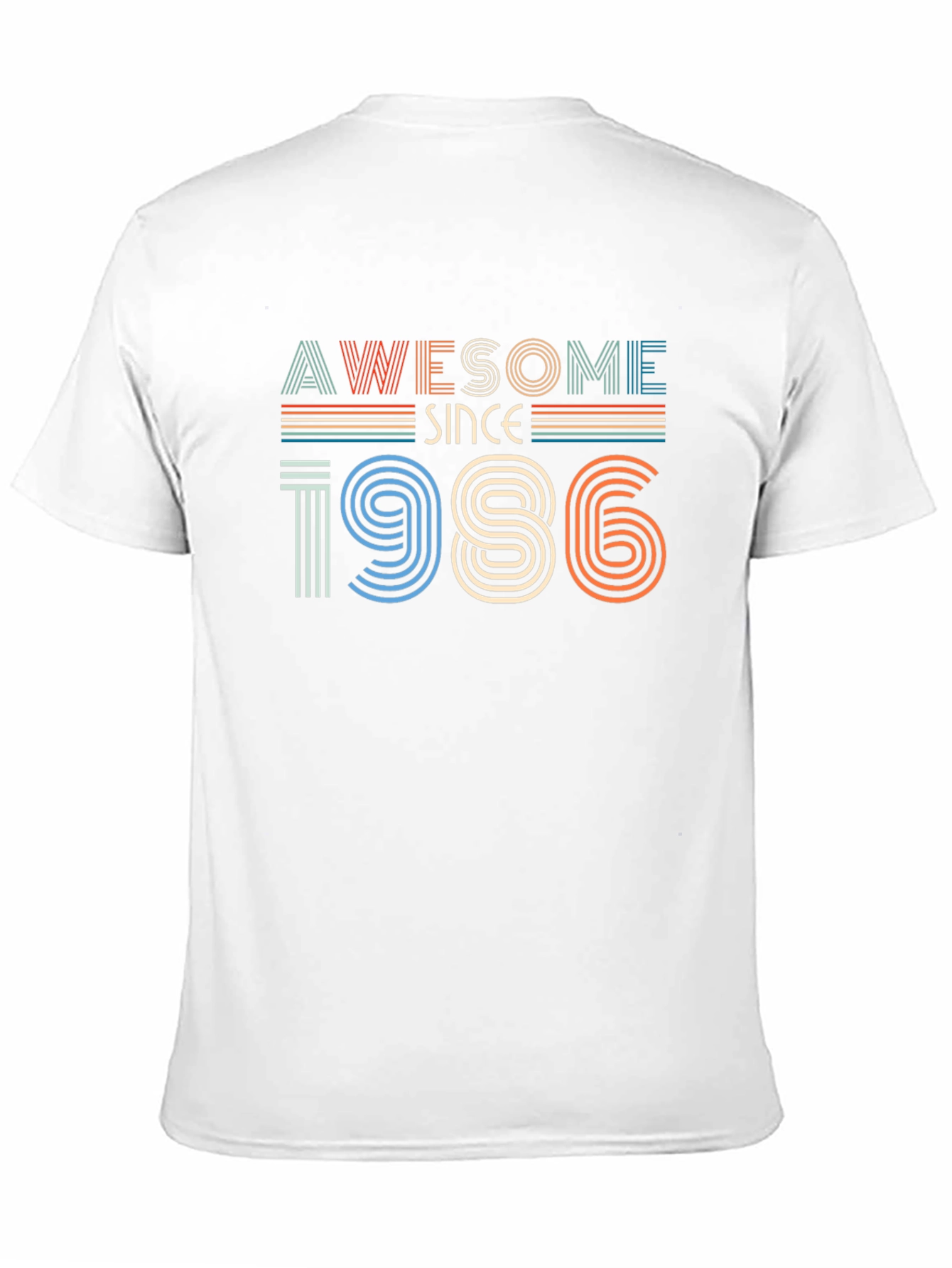 Black Awesome Since 1986 Graphic Tee view 11