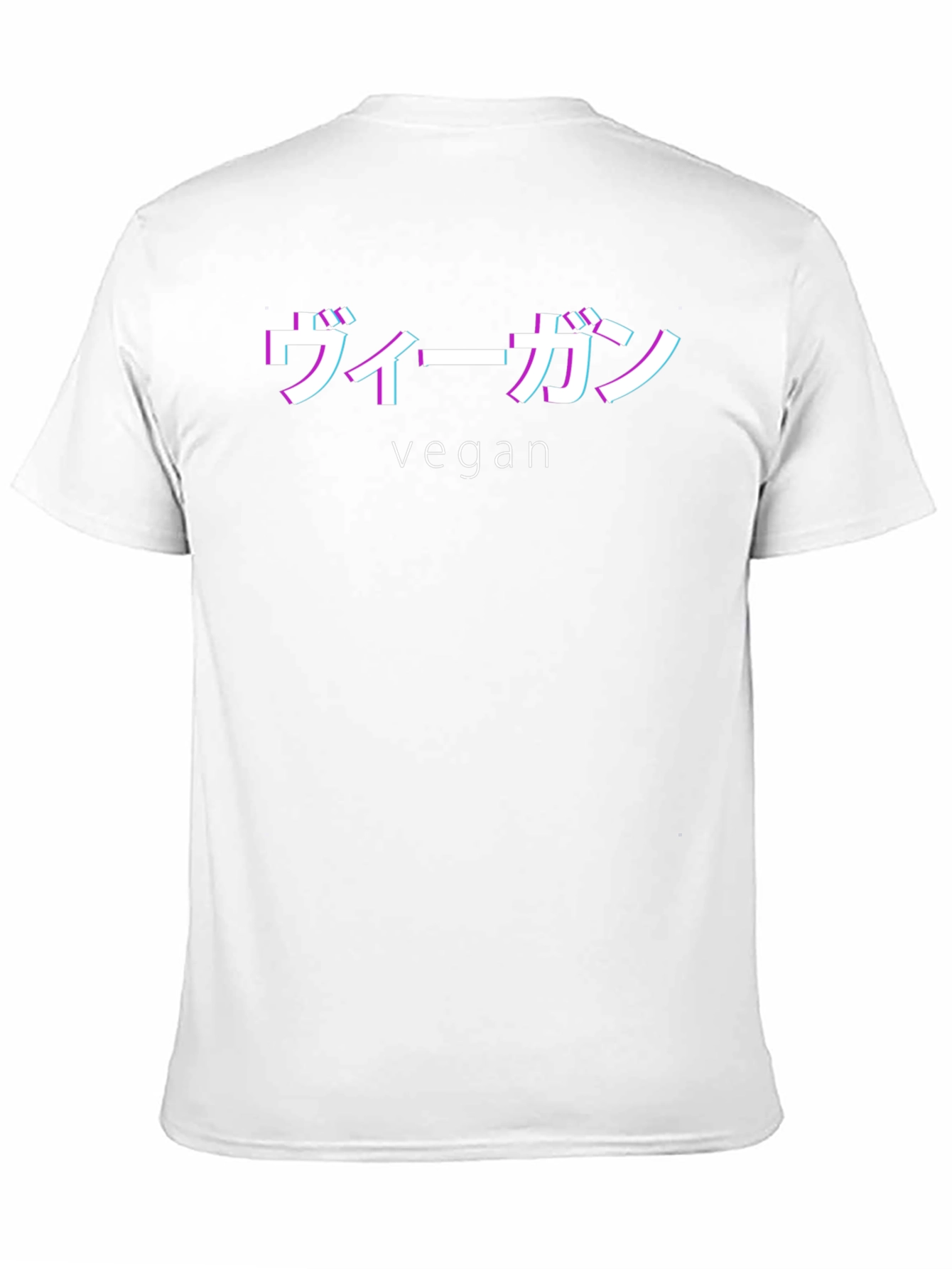 Black Vegan T-Shirt - Japanese Style - Black view 11