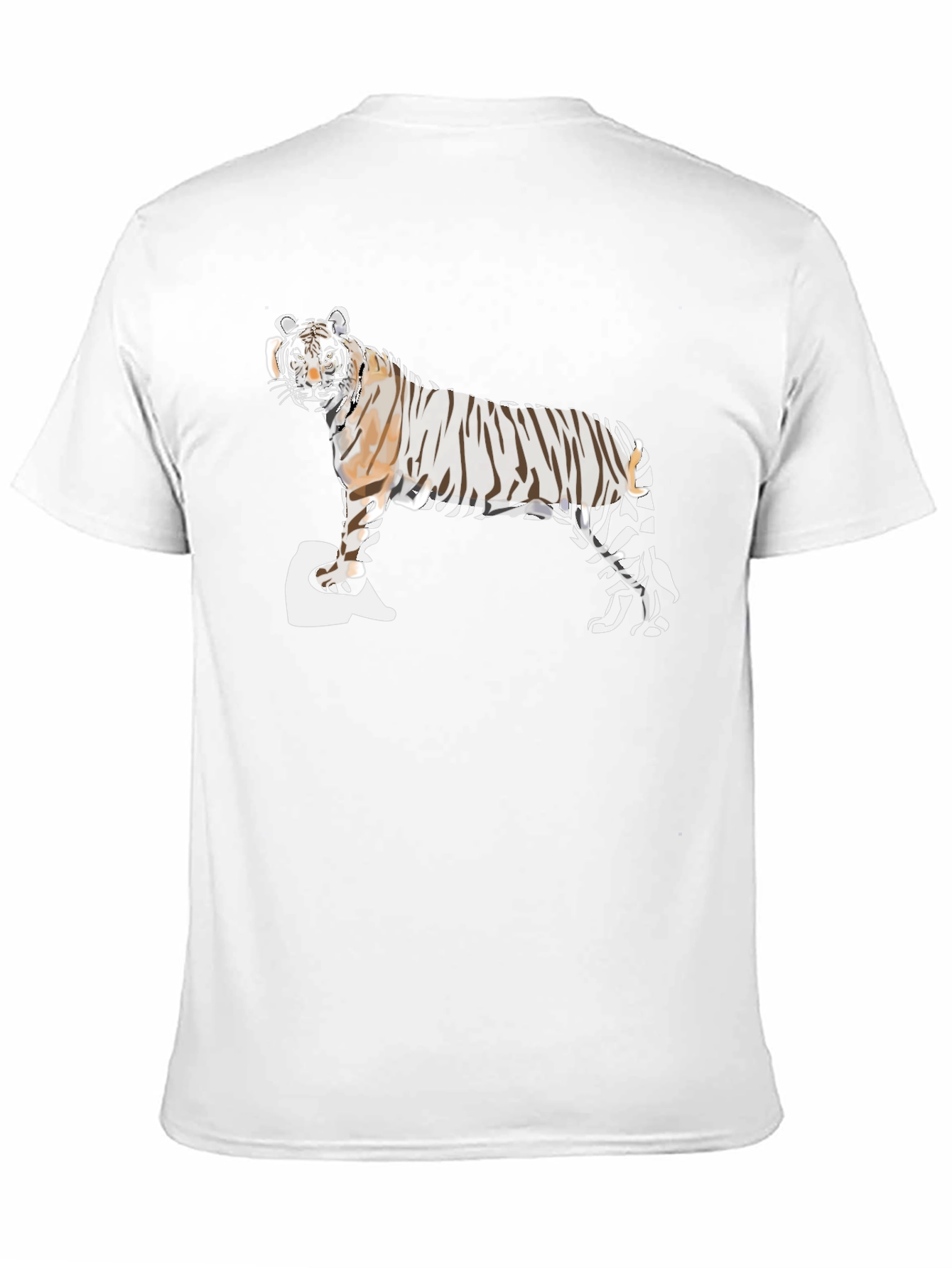 Black Tiger Graphic Tee - Men's Black Short Sleeve view 11