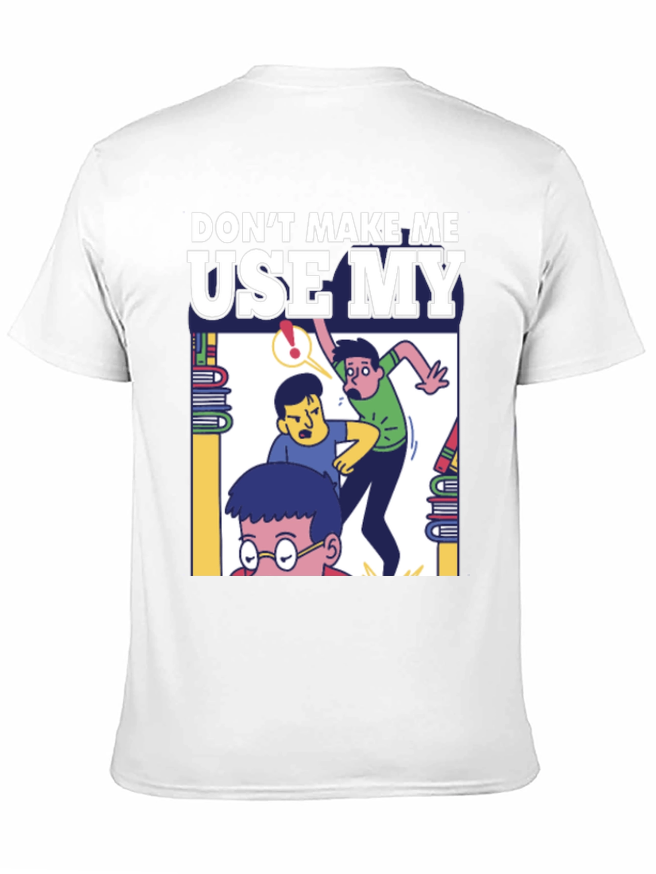 Black Don't Make Me Use My Teacher Voice T-Shirt view 11