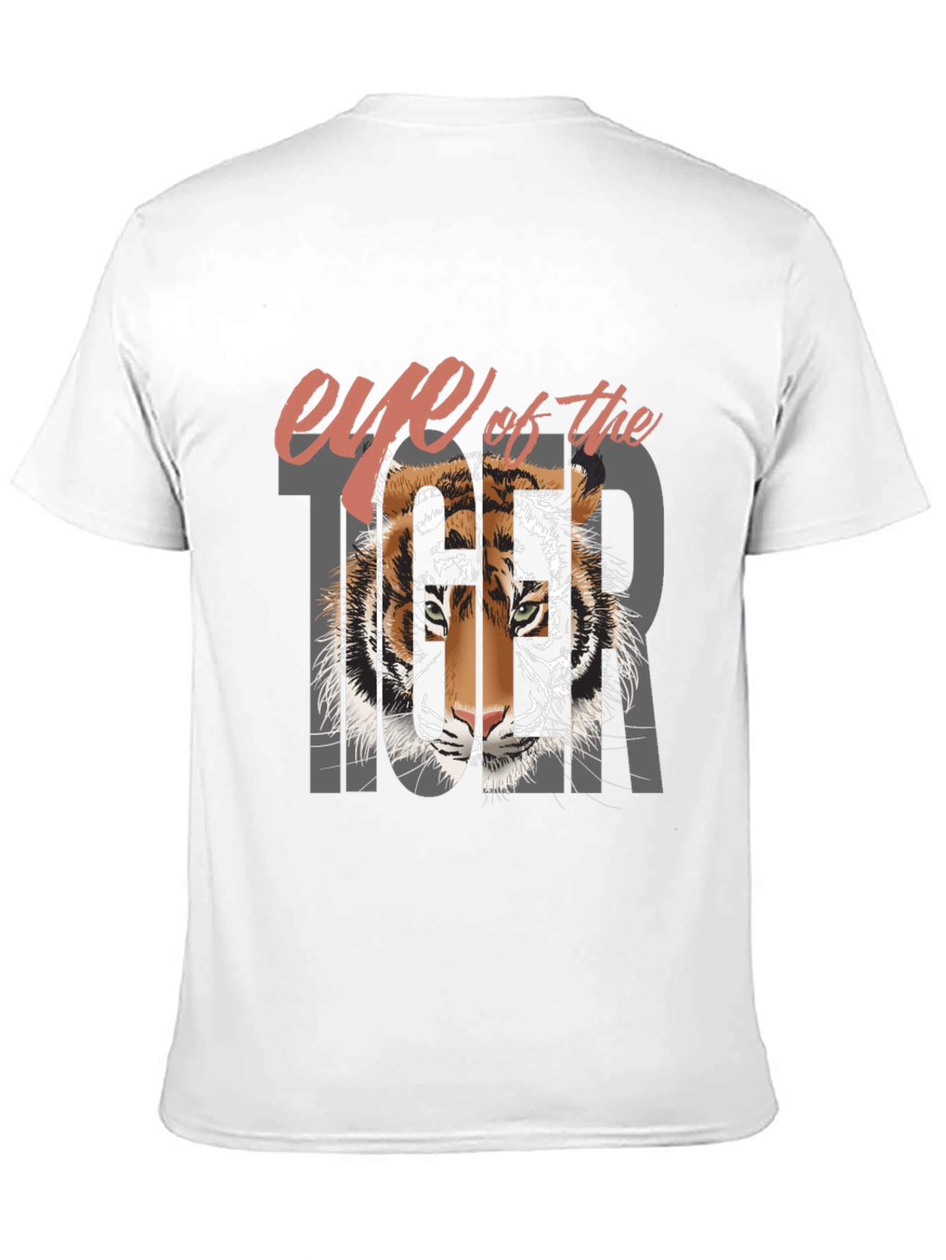 Black Eye of the Tiger Graphic Tee - Cool Casual Wear view 11