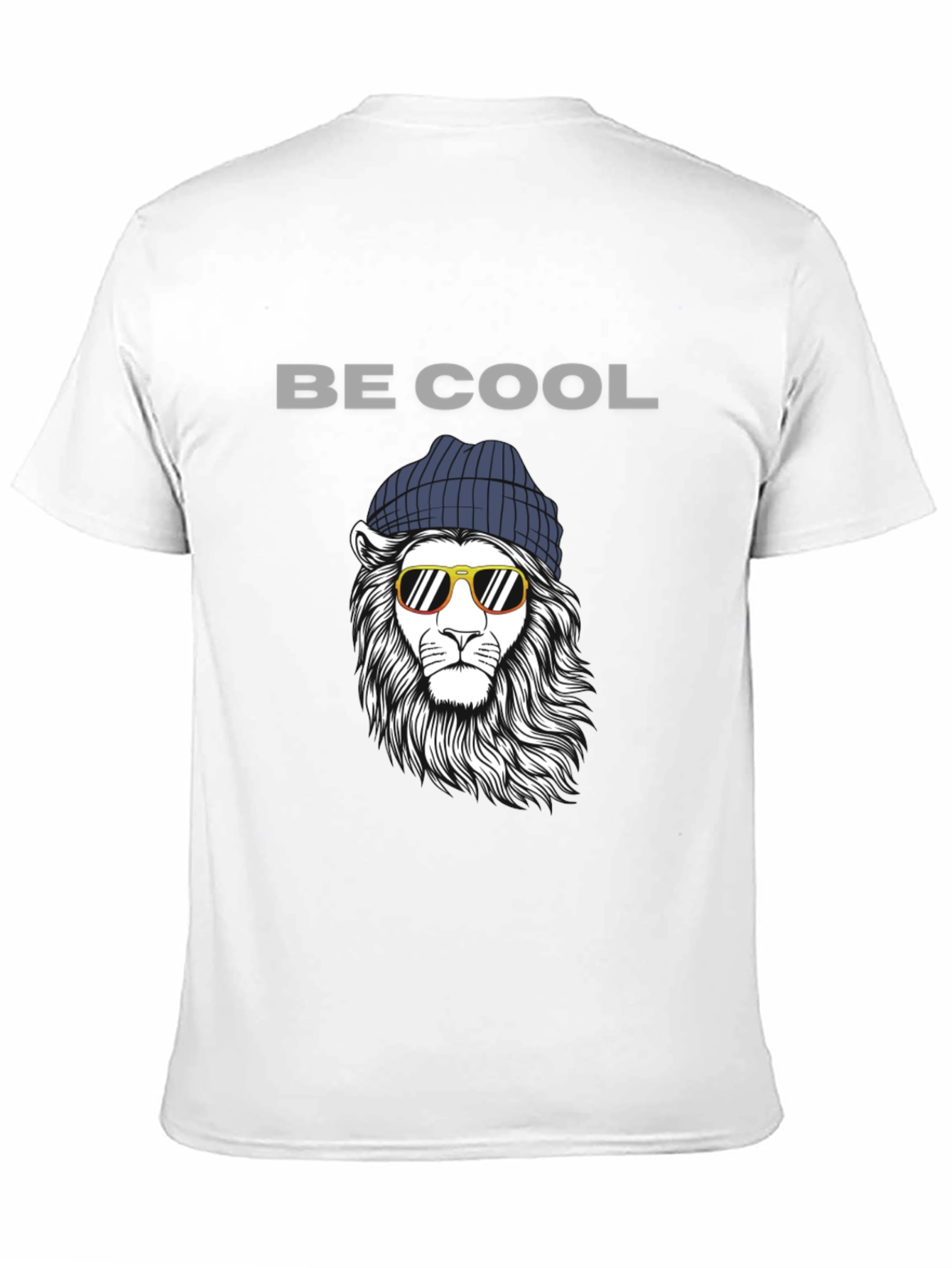 Black Be Cool Lion Graphic Tee view 11