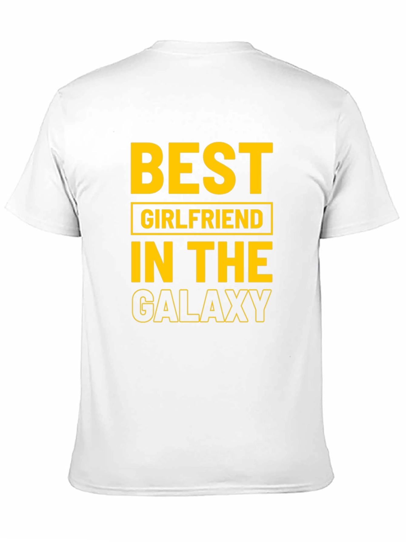 Black Best Girlfriend in the Galaxy Black T-Shirt view 11