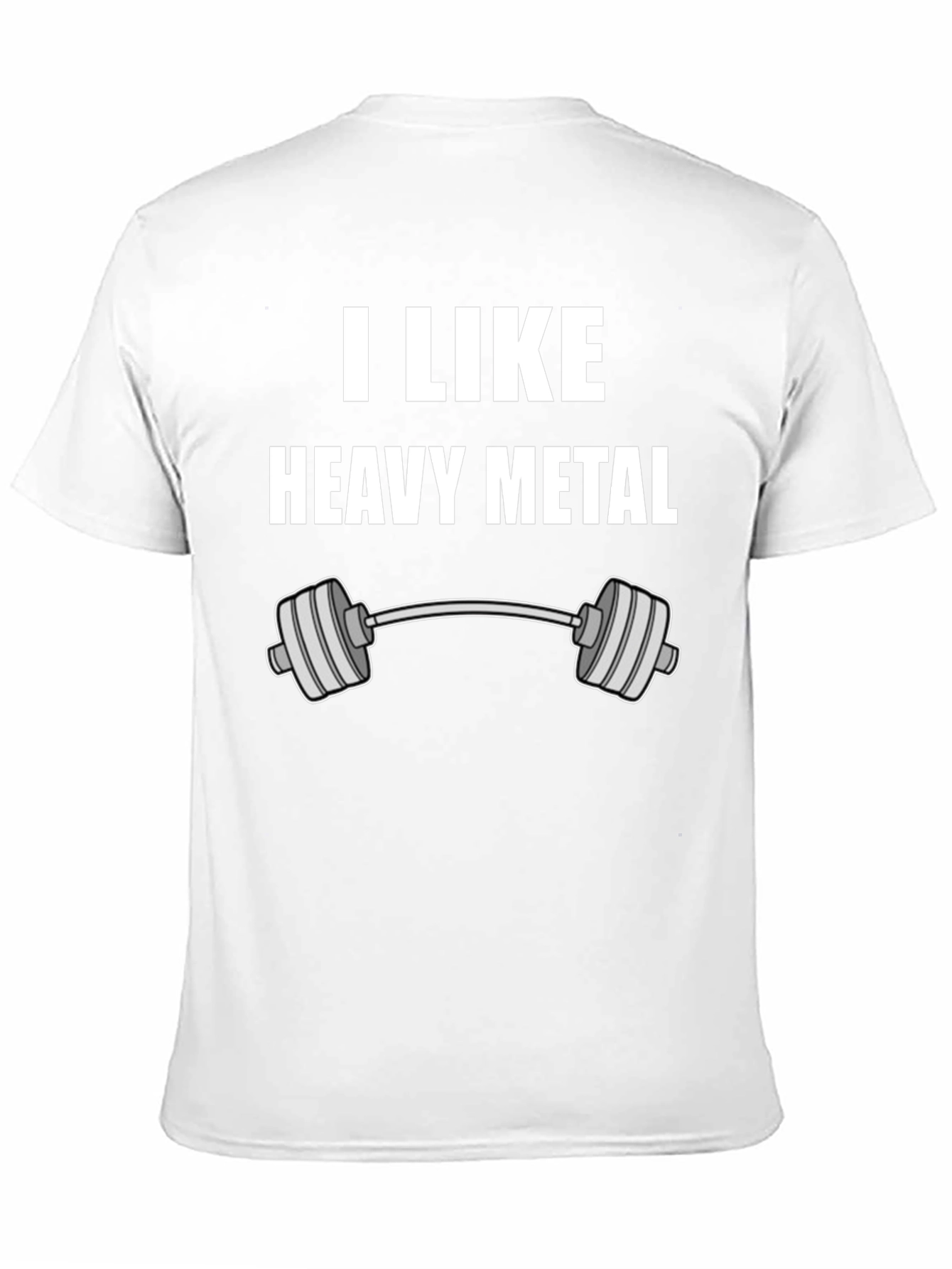 Black I Like Heavy Metal Black Graphic Tee view 11