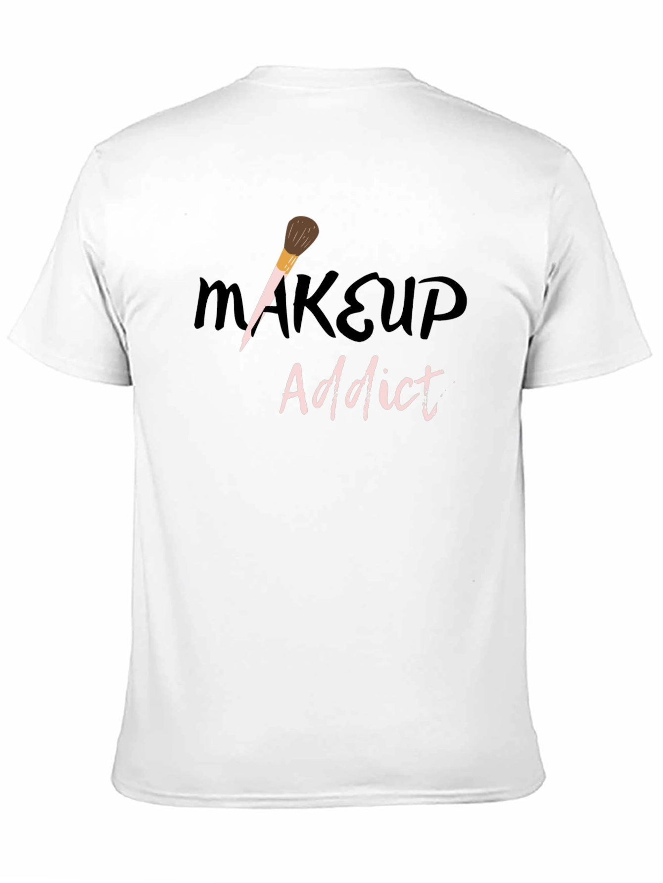 Black Makeup Addict Black T-Shirt view 11